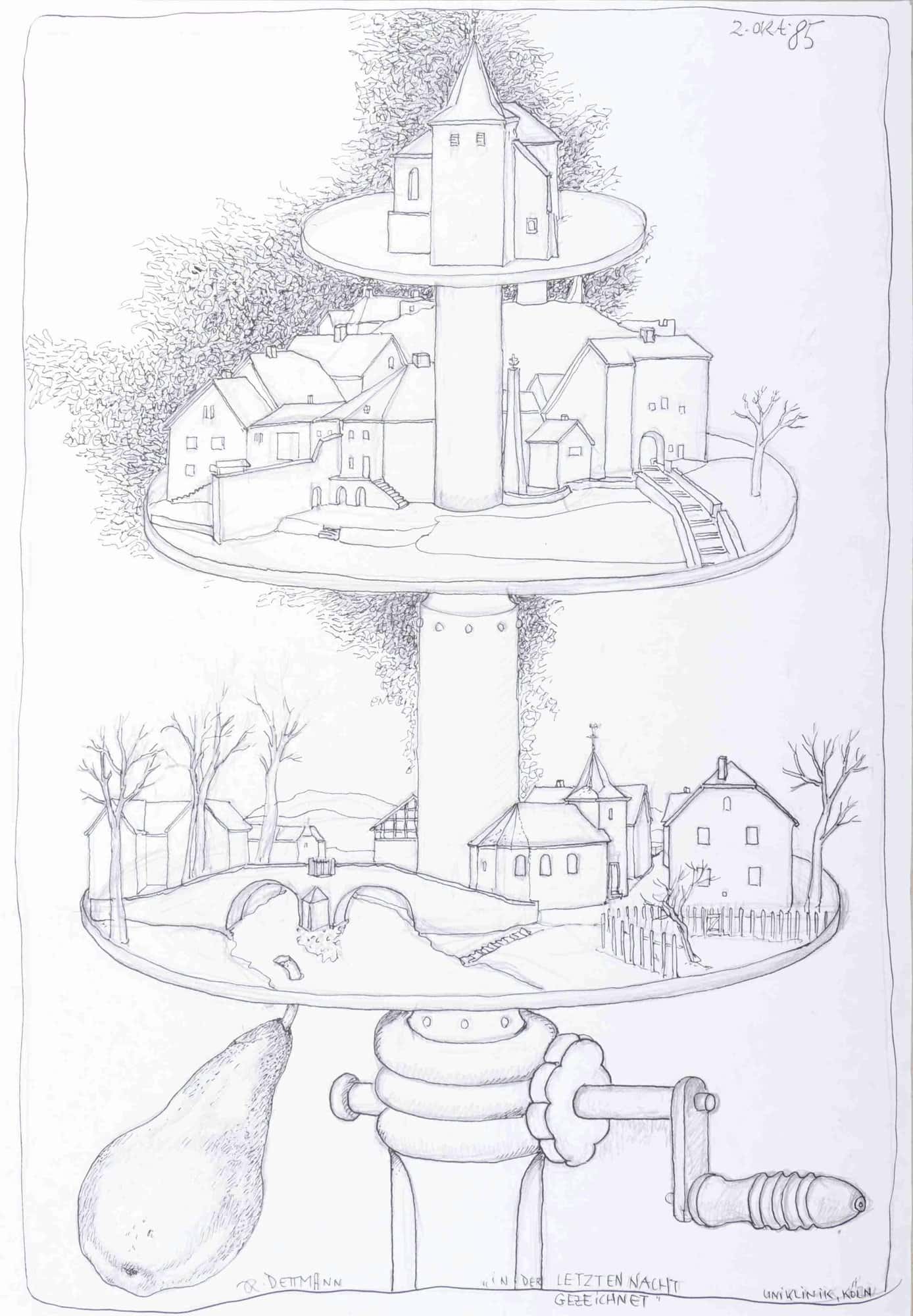 Etagiertes Kronenburg