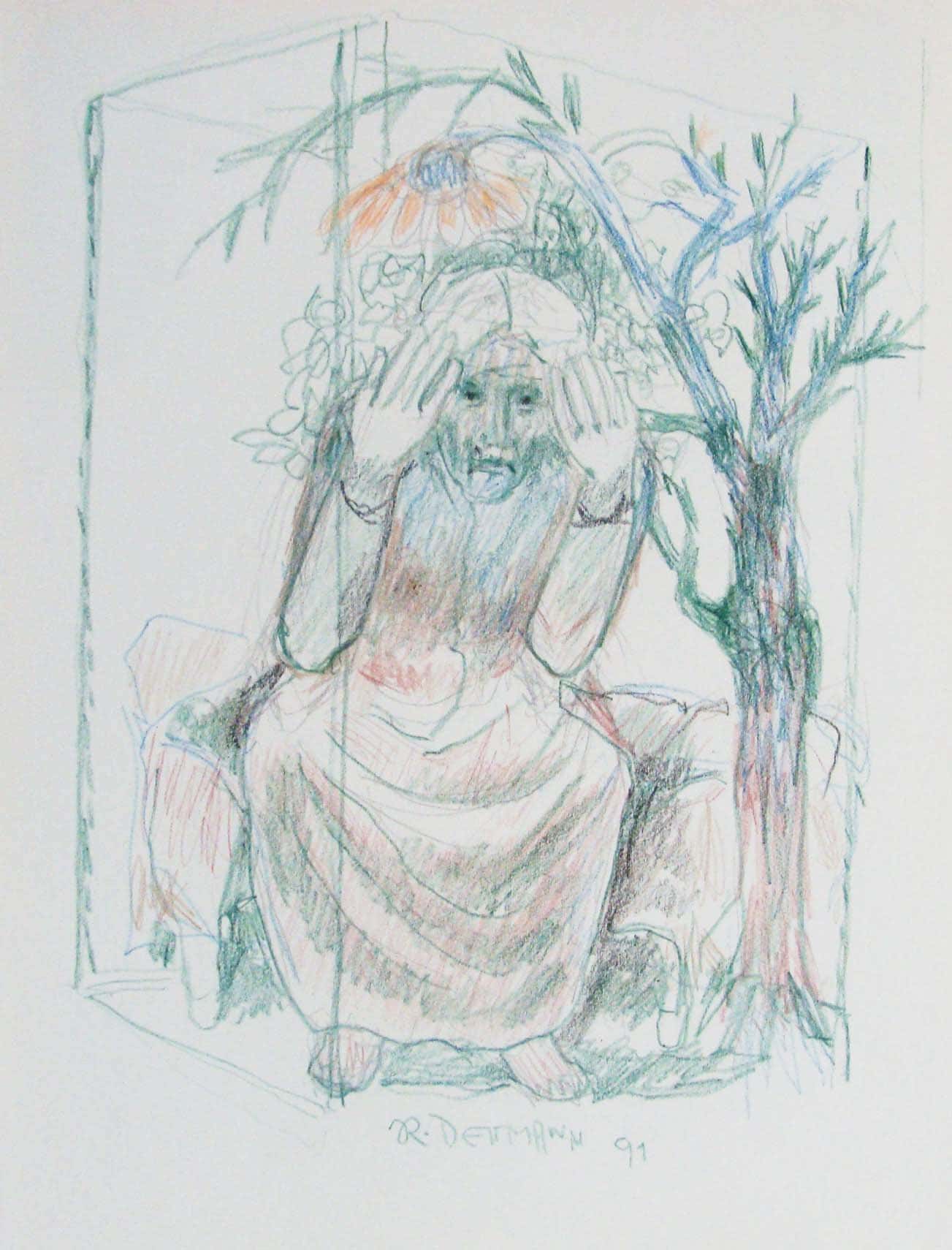 Surrealistisches Portrait