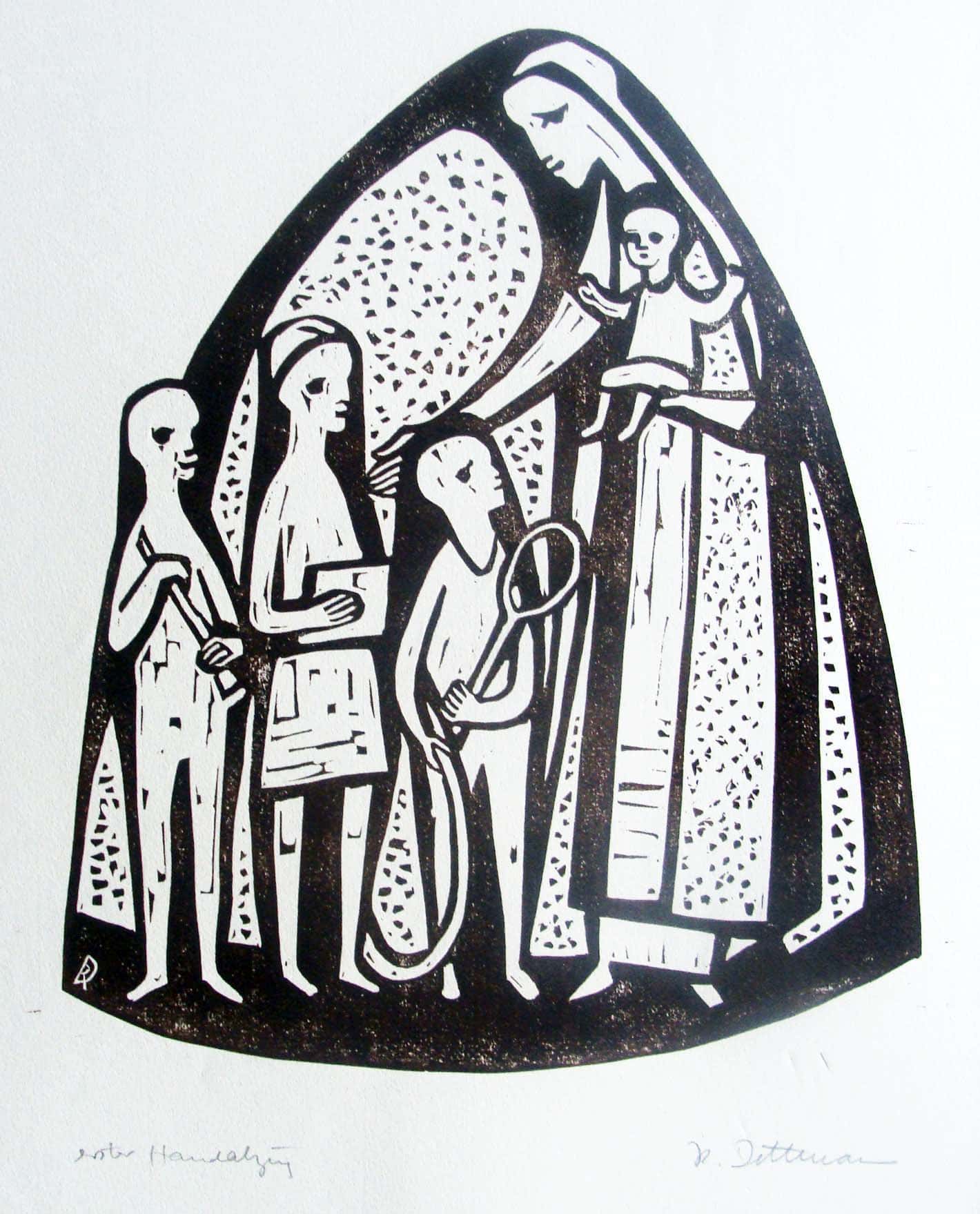 Muttergottes mit Kindern