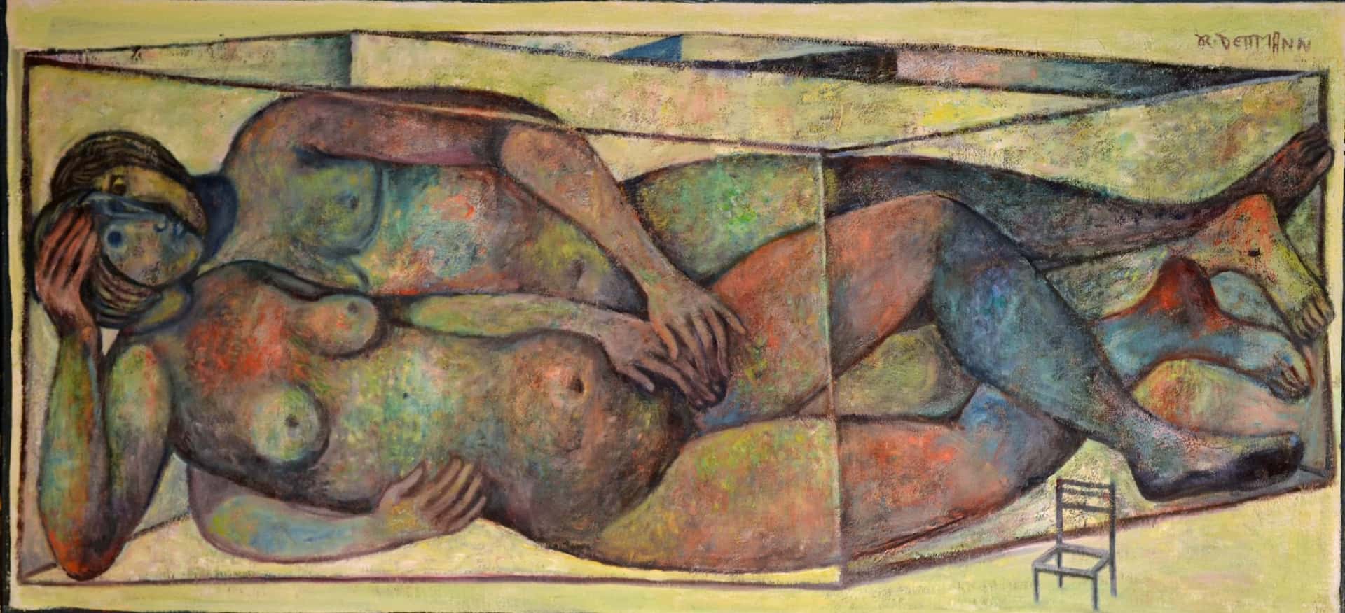 Schwebend Eingeschlossen