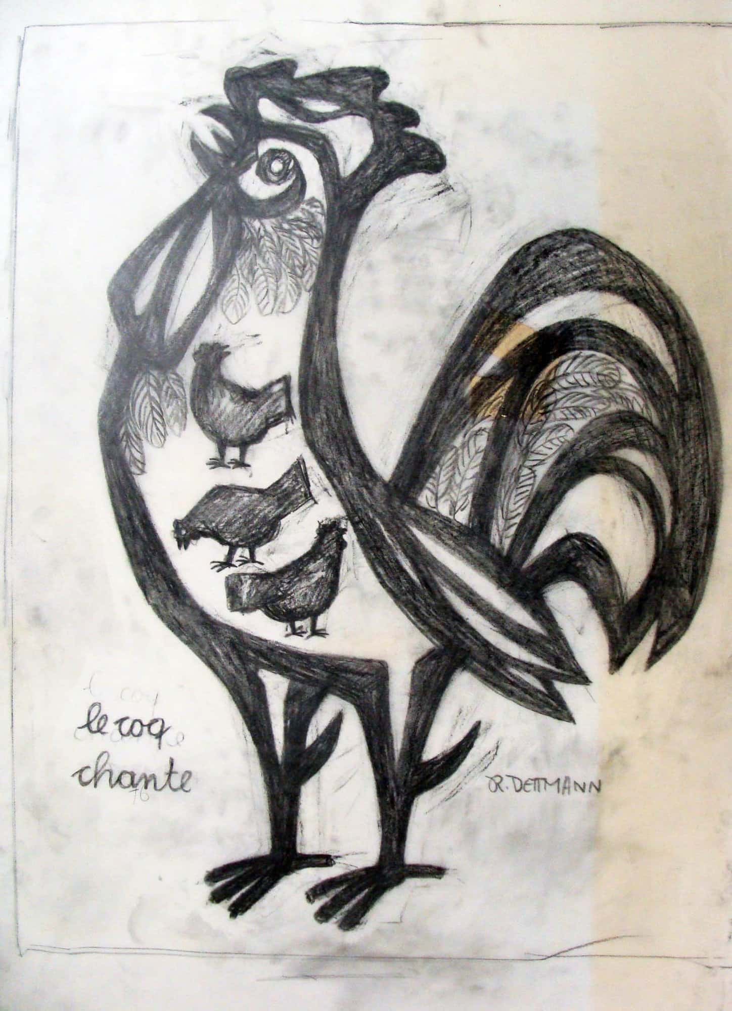 Le coq chante