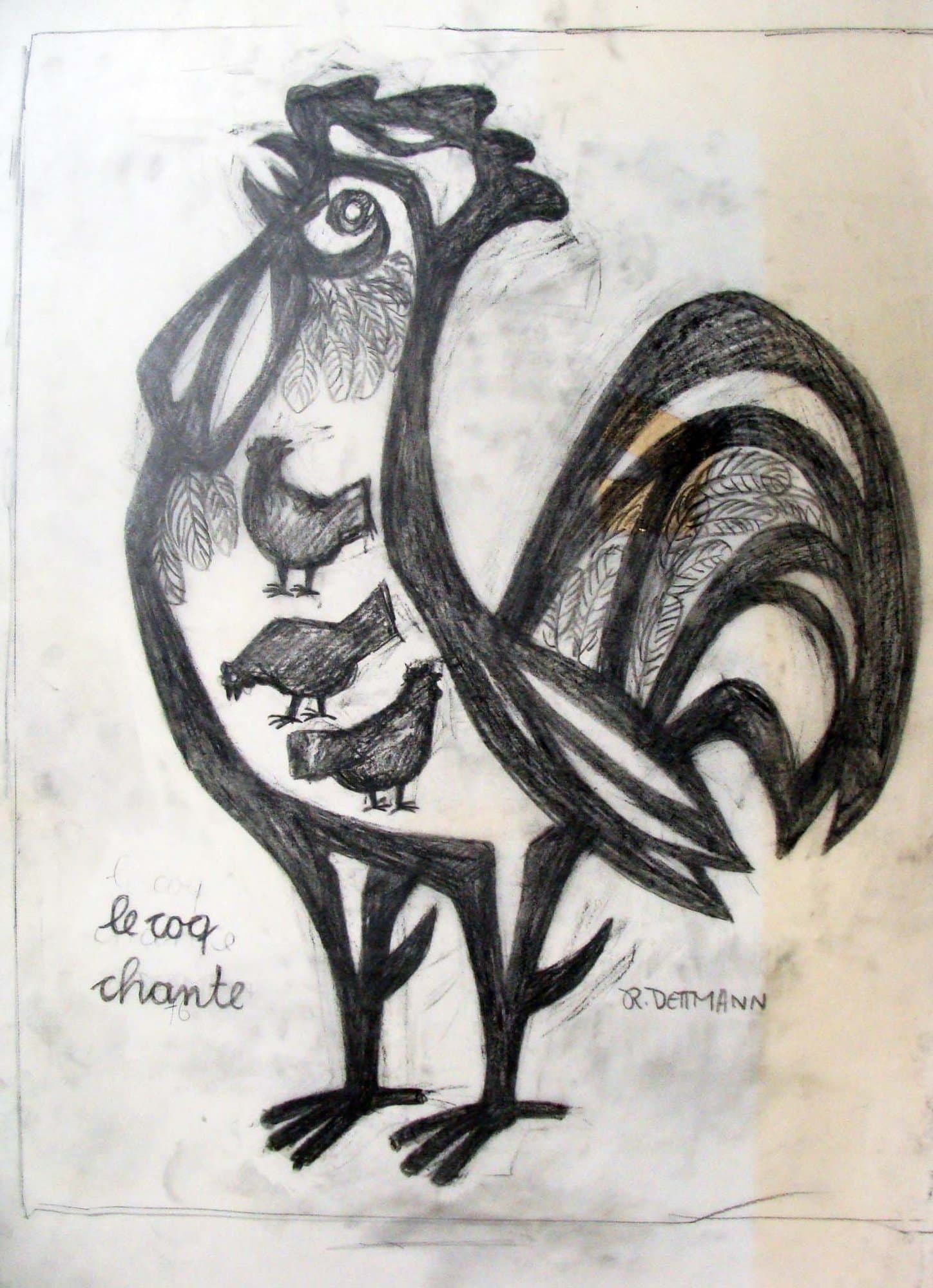 Le coq chante