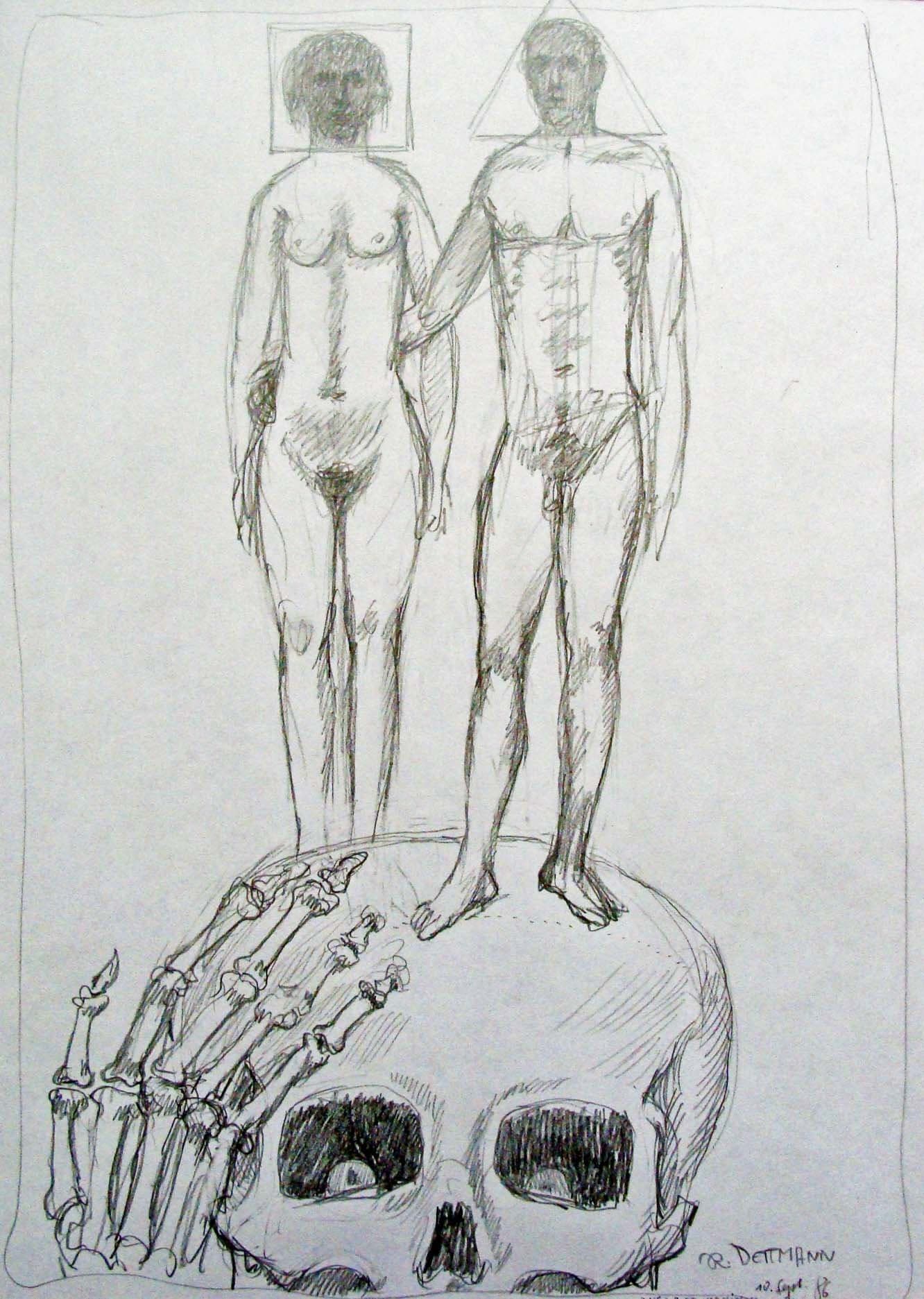 Aktpaar auf Totenkopf