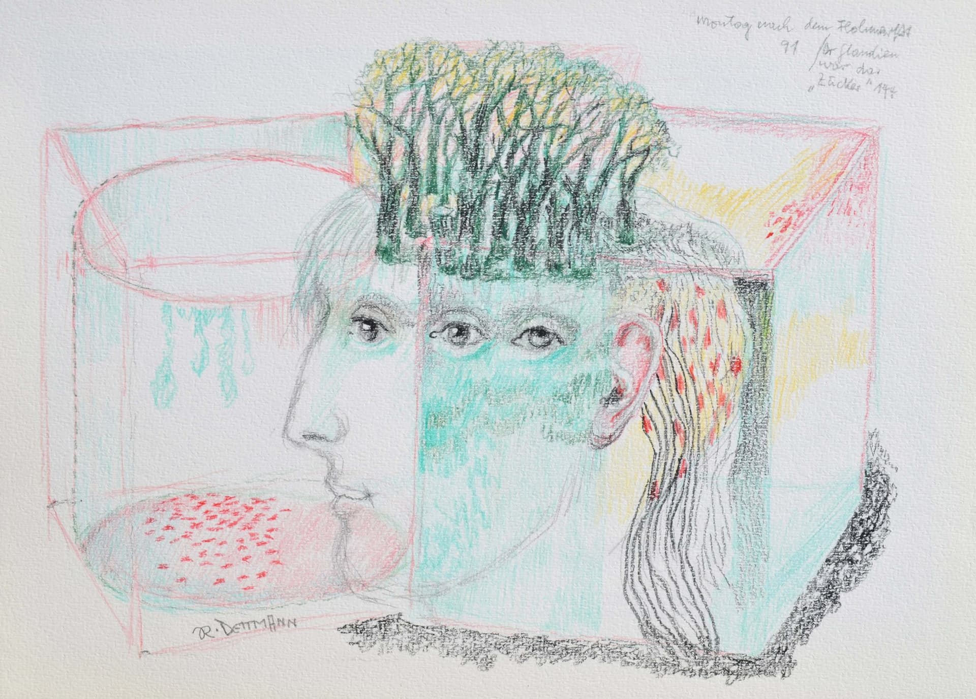 Surrealistisches Portrait