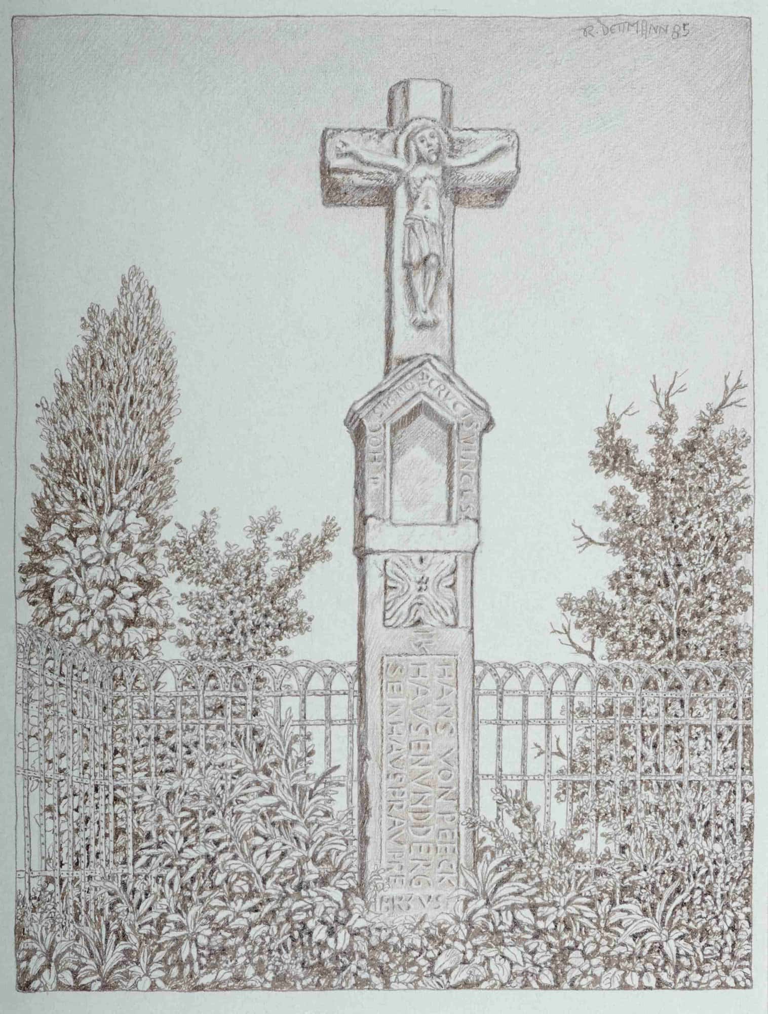 Kreuz an der Kyllbrücke vor Kyllburg