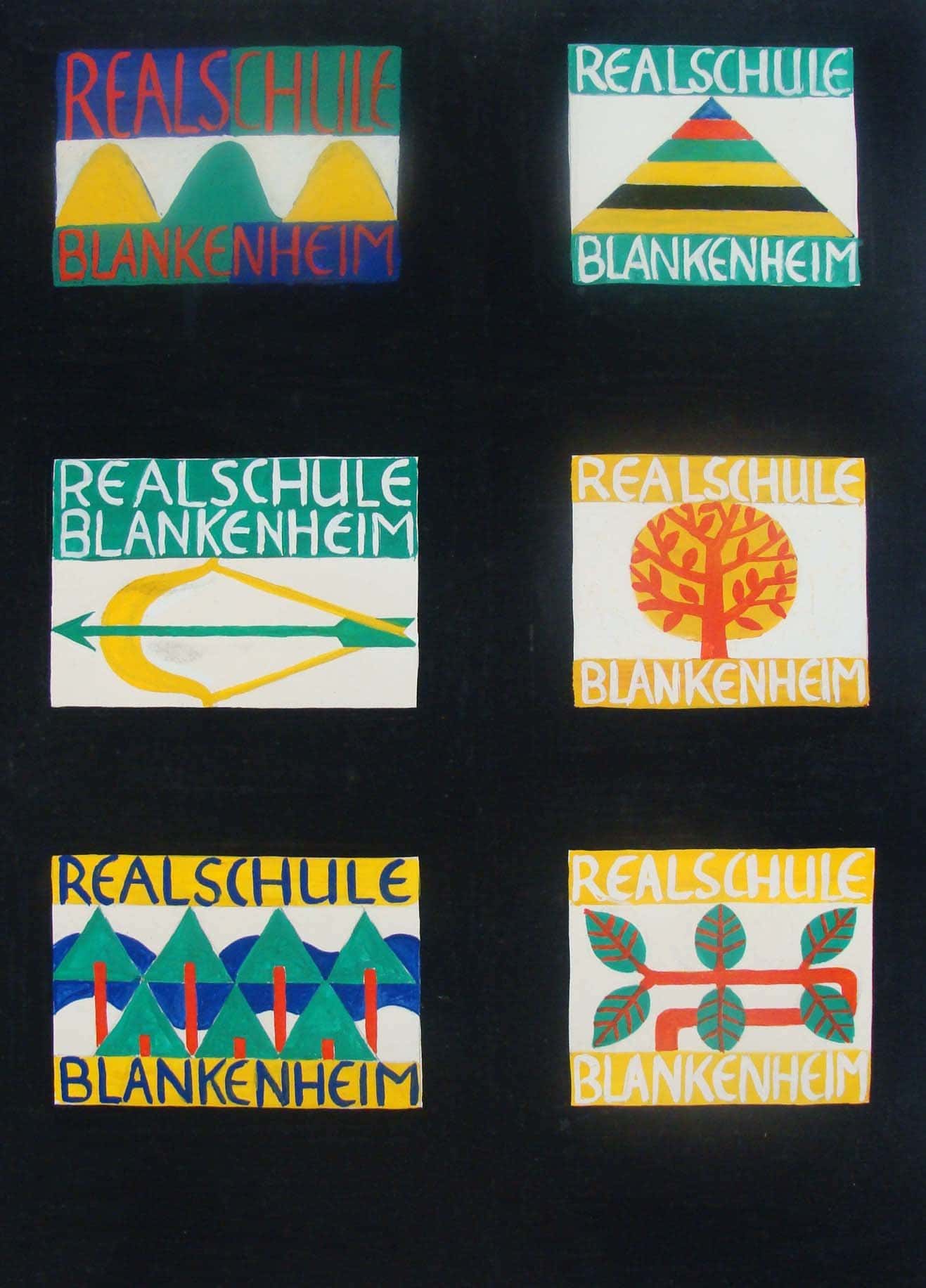 Wappenentwürfe Realschule Balnkenheim