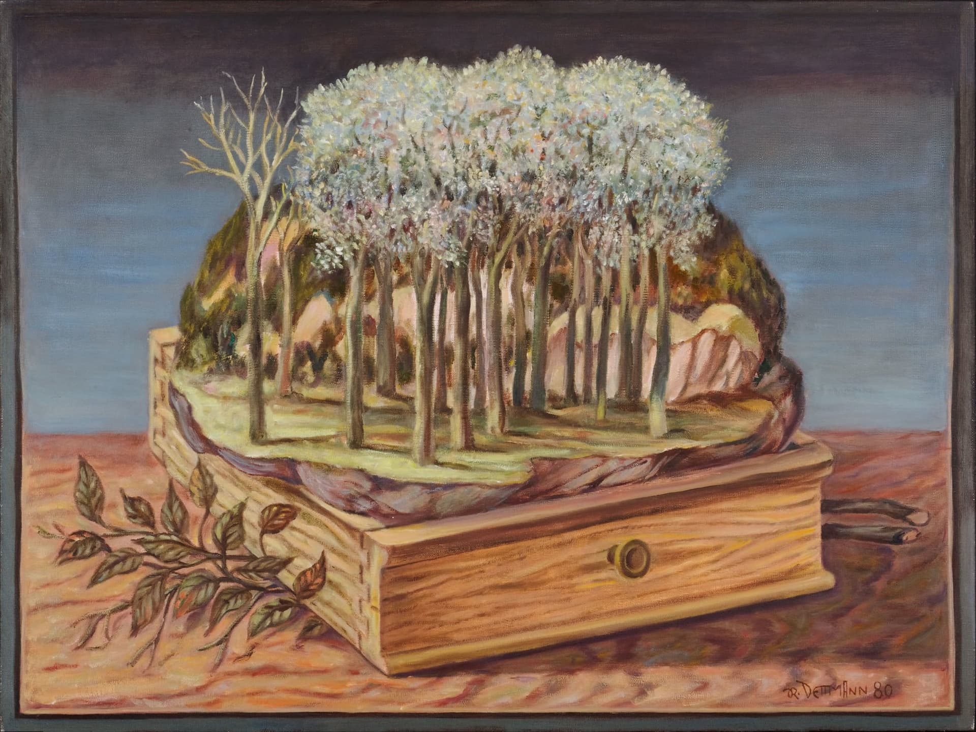 Landschaft in Schublade