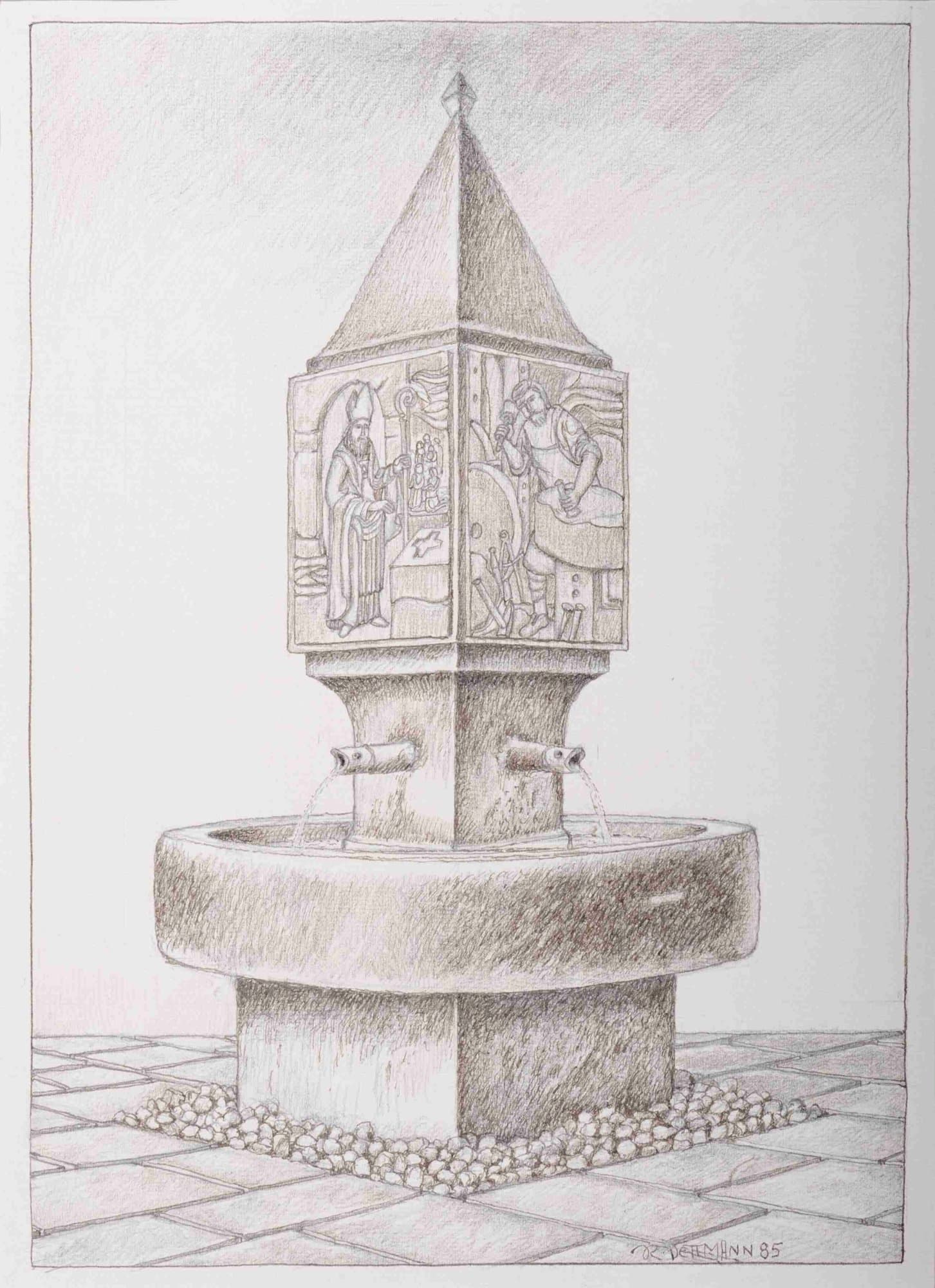 Brunnen in Daufenbach an der Kyll