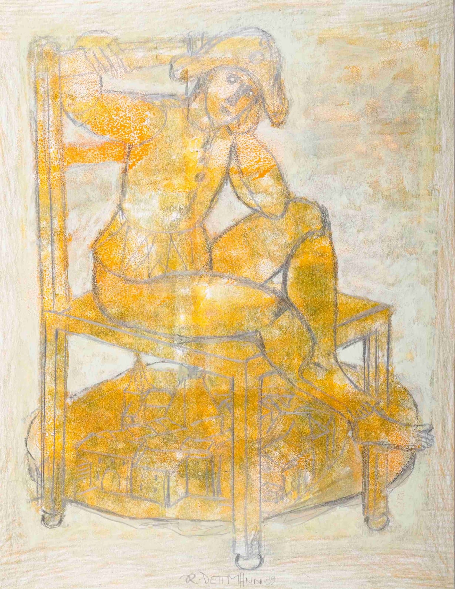 Harlekin über Kronenburg/Kolombine über Kronenburg