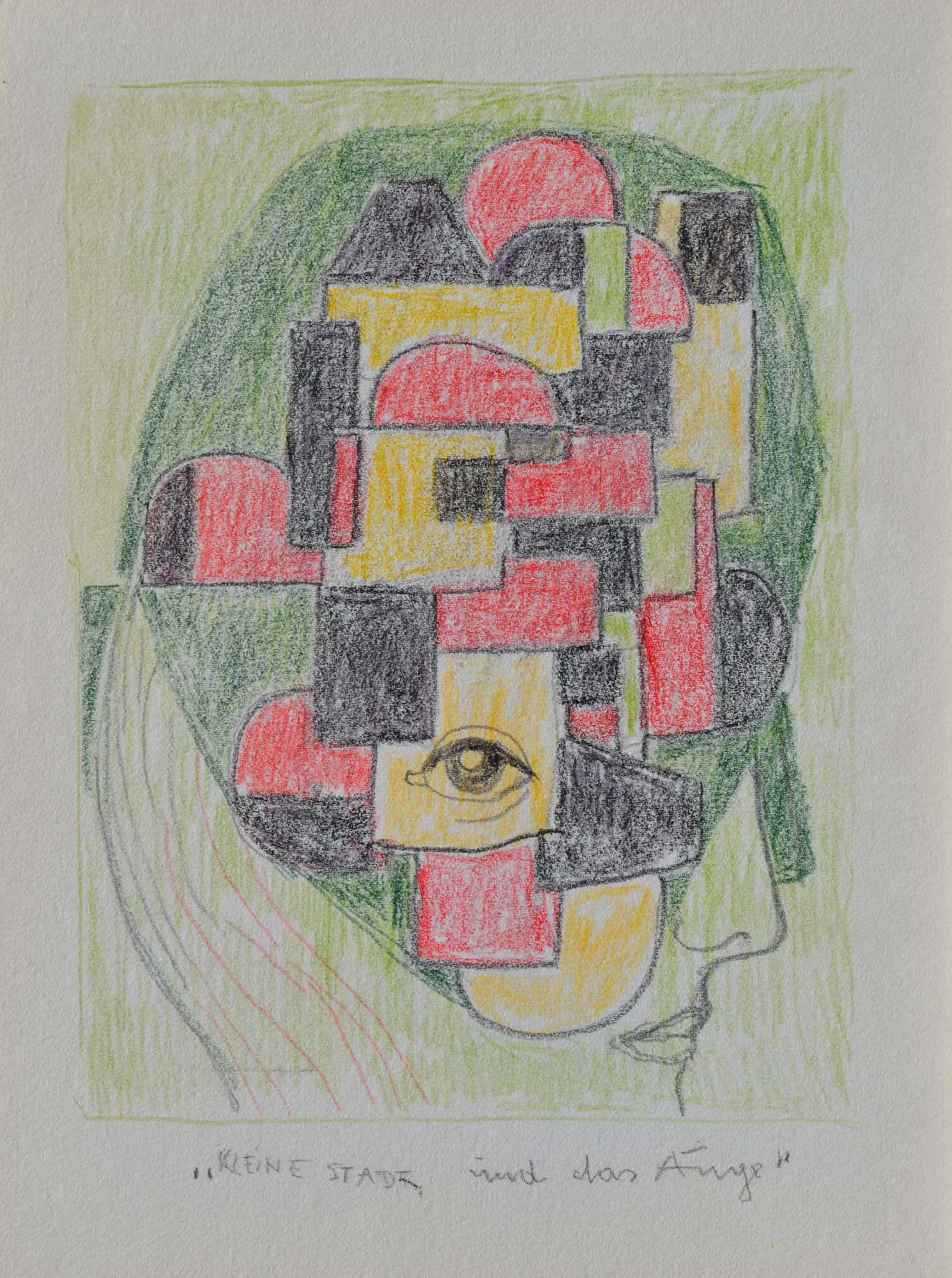 Kleine Stadt und das Auge