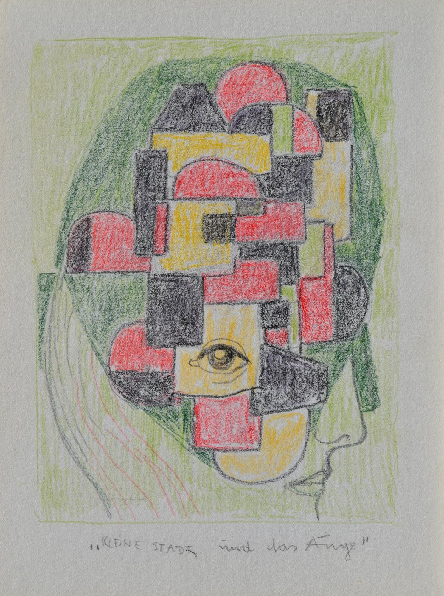 Kleine Stadt und das Auge