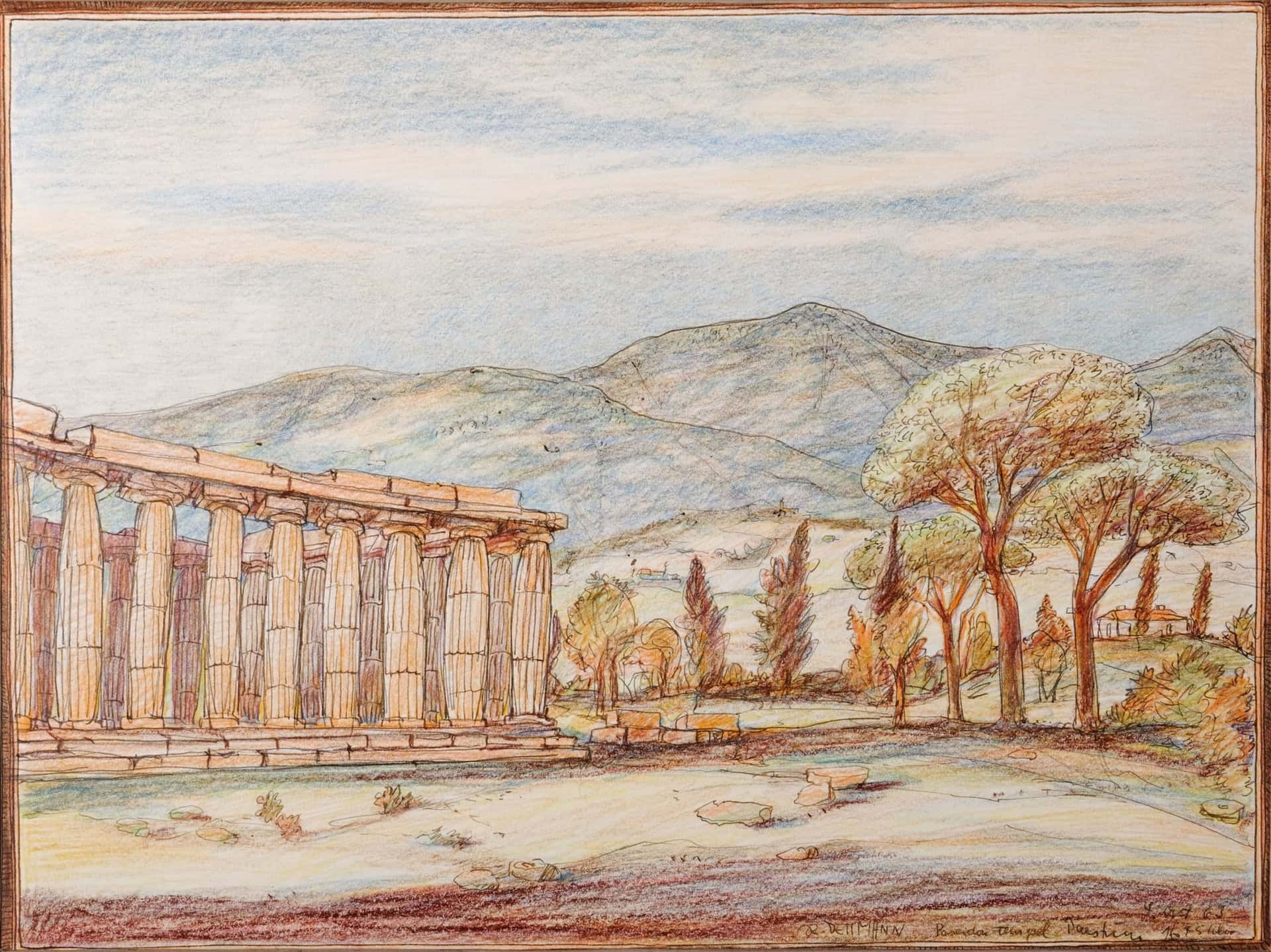 Poseidon-Tempel in Paestum