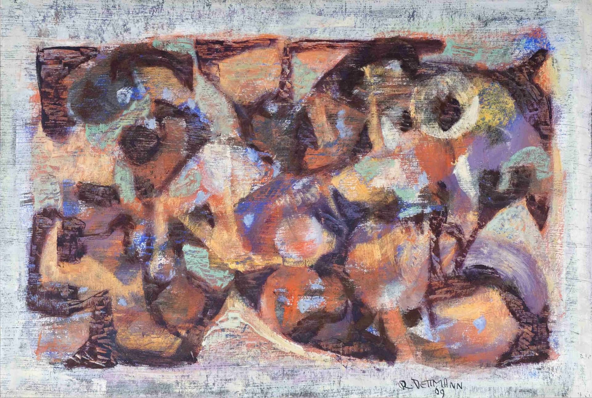 Aufgerissene Oberfläche