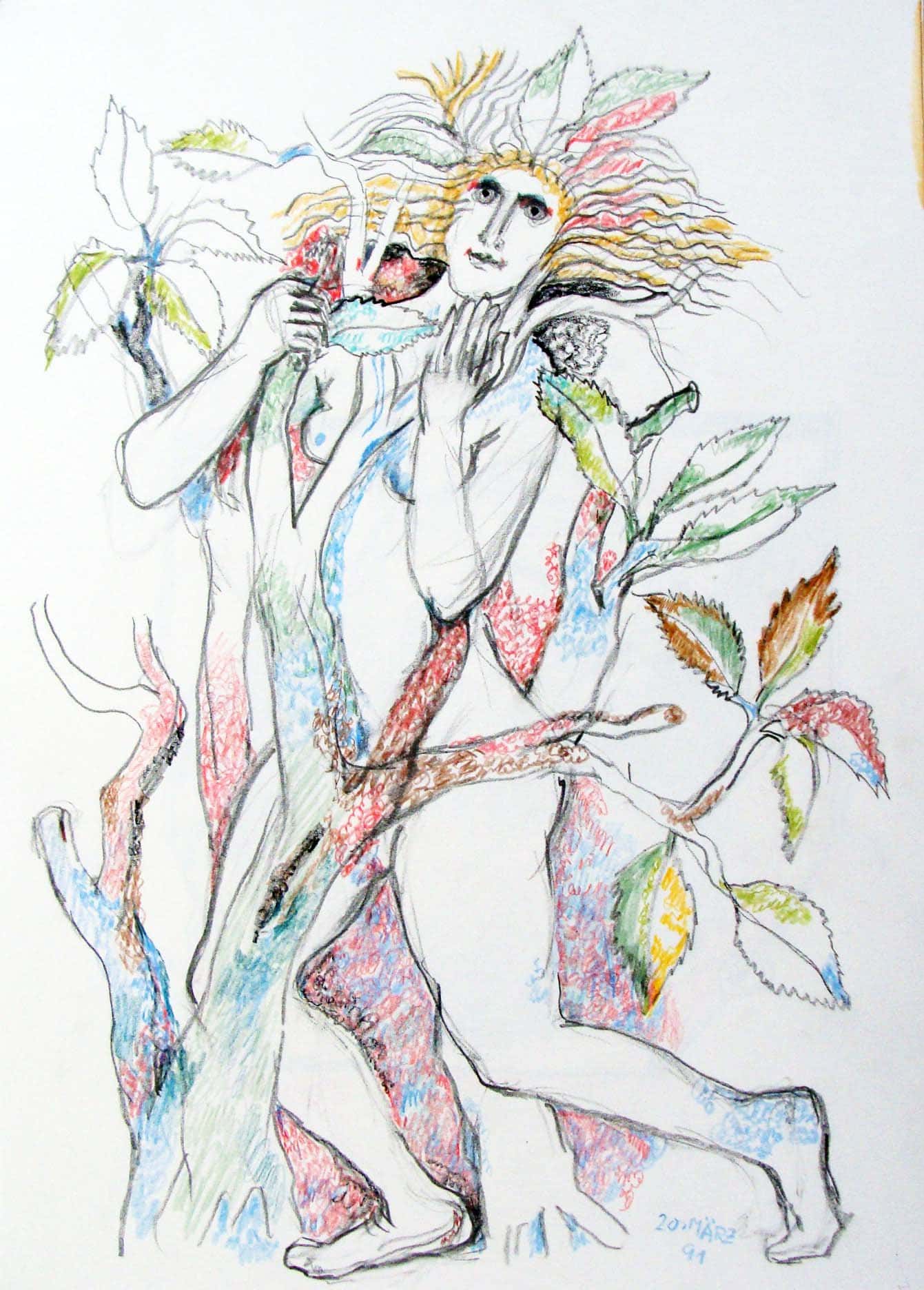 Gefangener Frauenakt