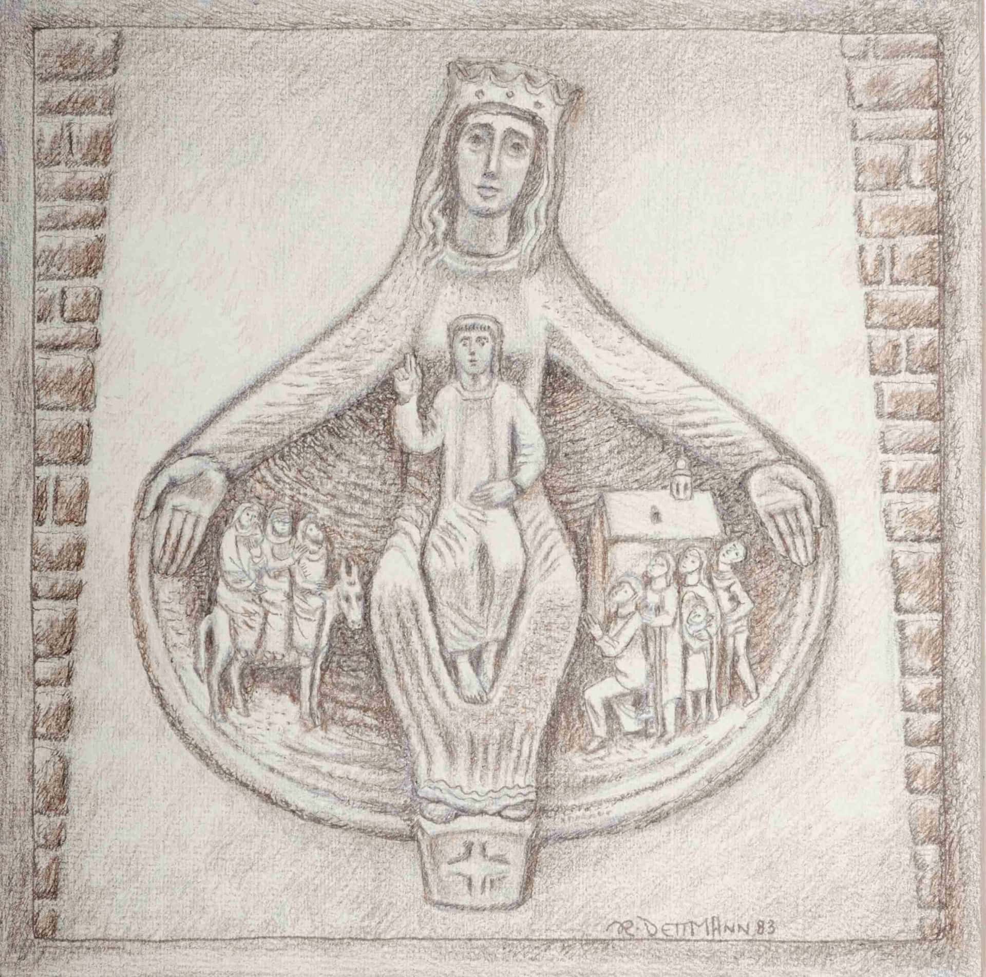 Schutzmantel-Madonna von Auw