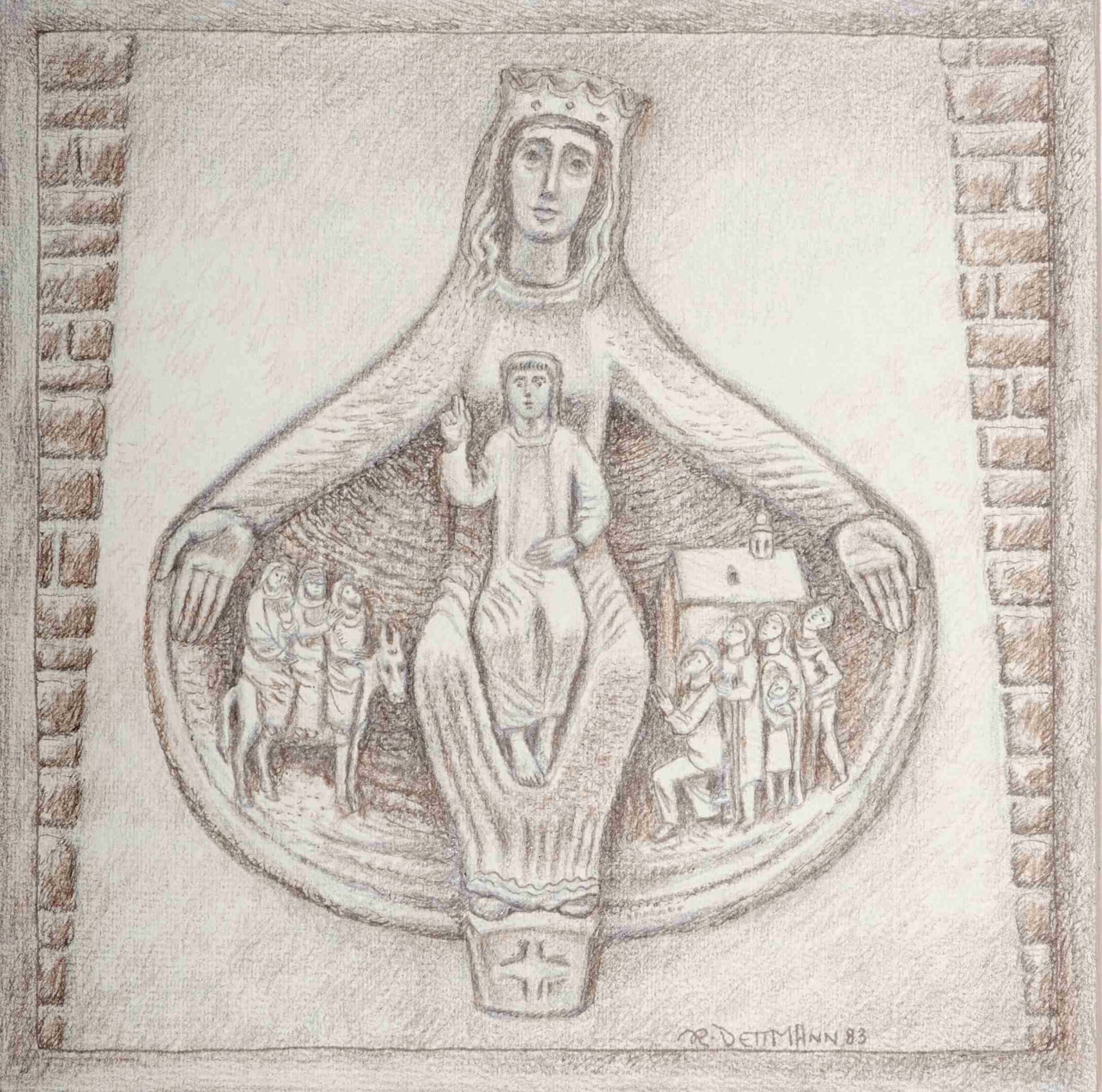 Schutzmantel-Madonna von Auw