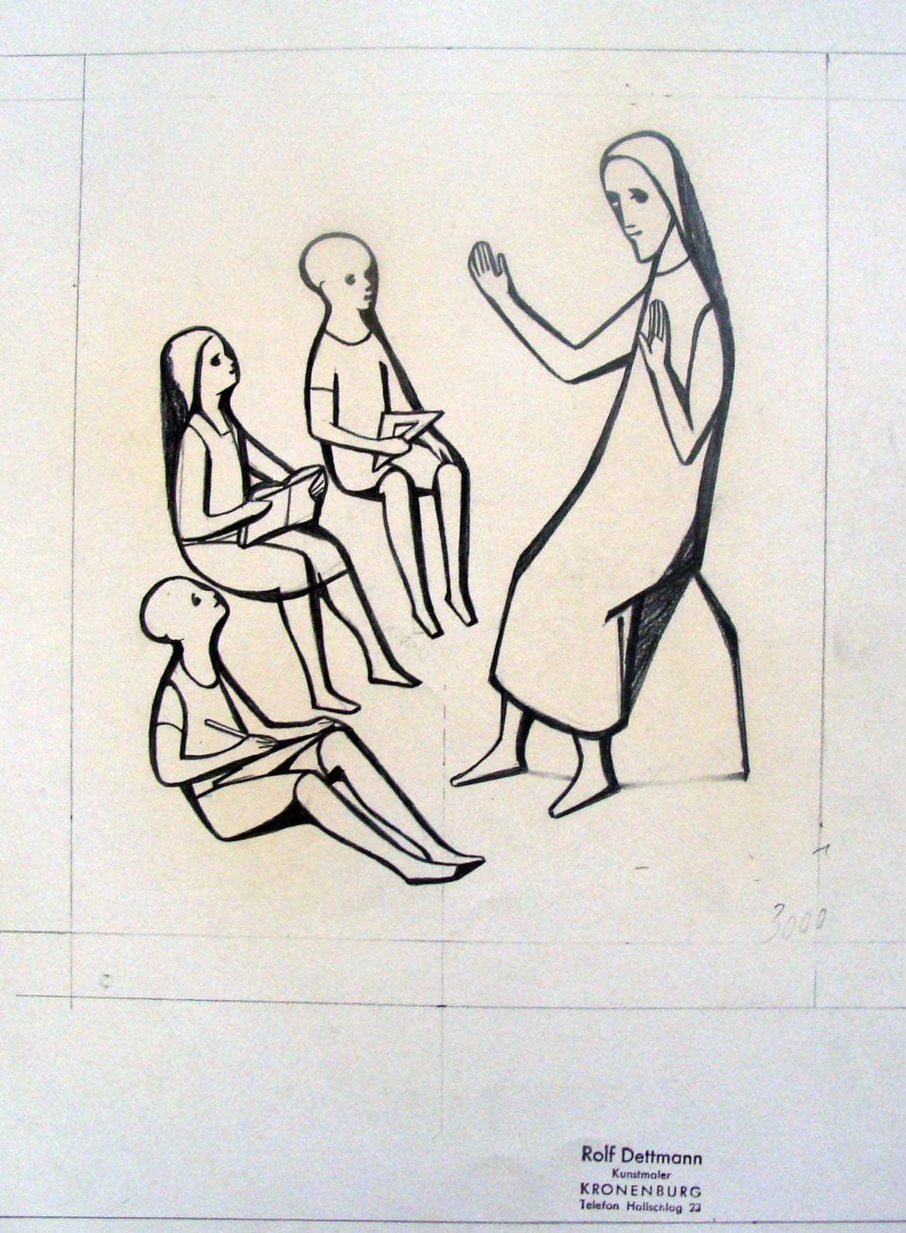 Jesus lehrt die Kinder