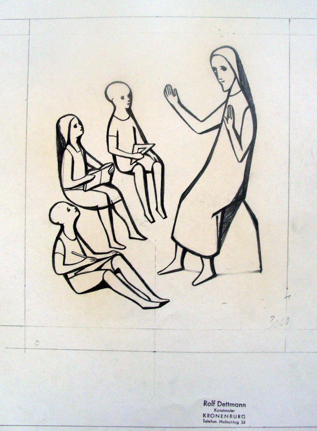 Jesus lehrt die Kinder