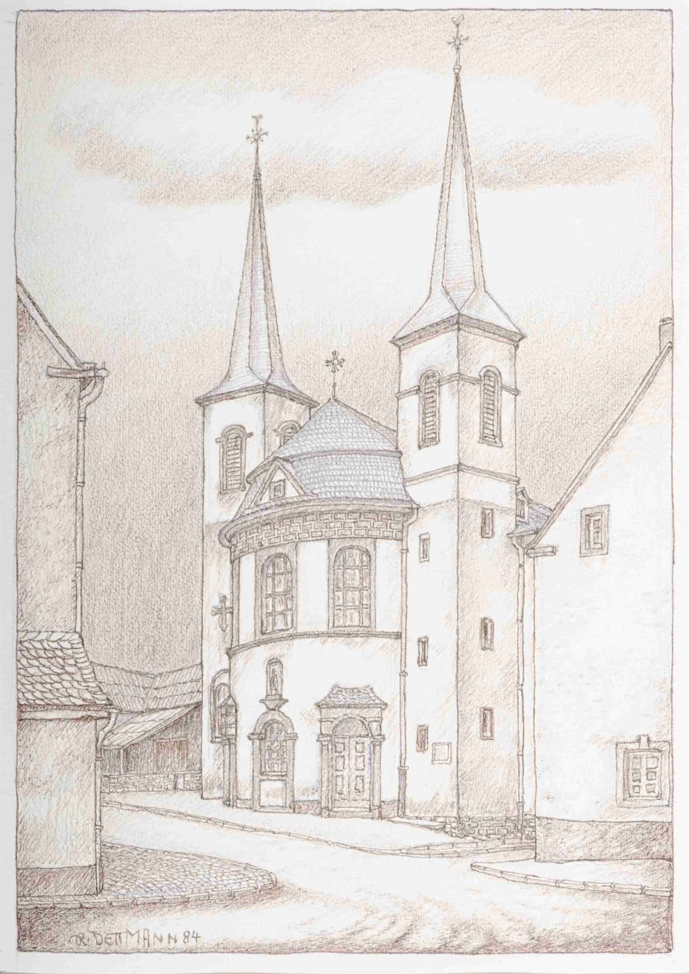 Doppelturm-Kirche Idenheim