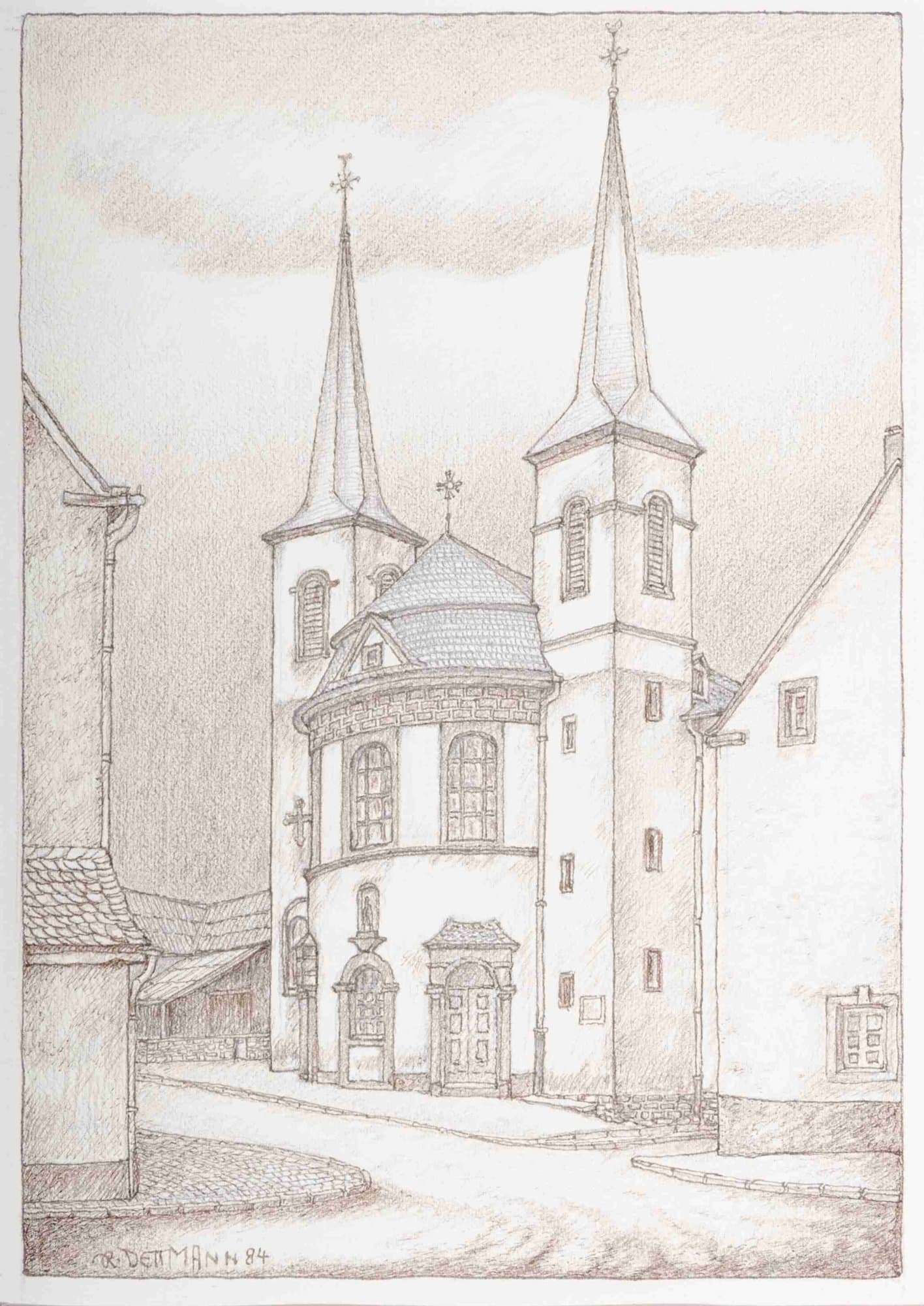 Doppelturm-Kirche Idenheim