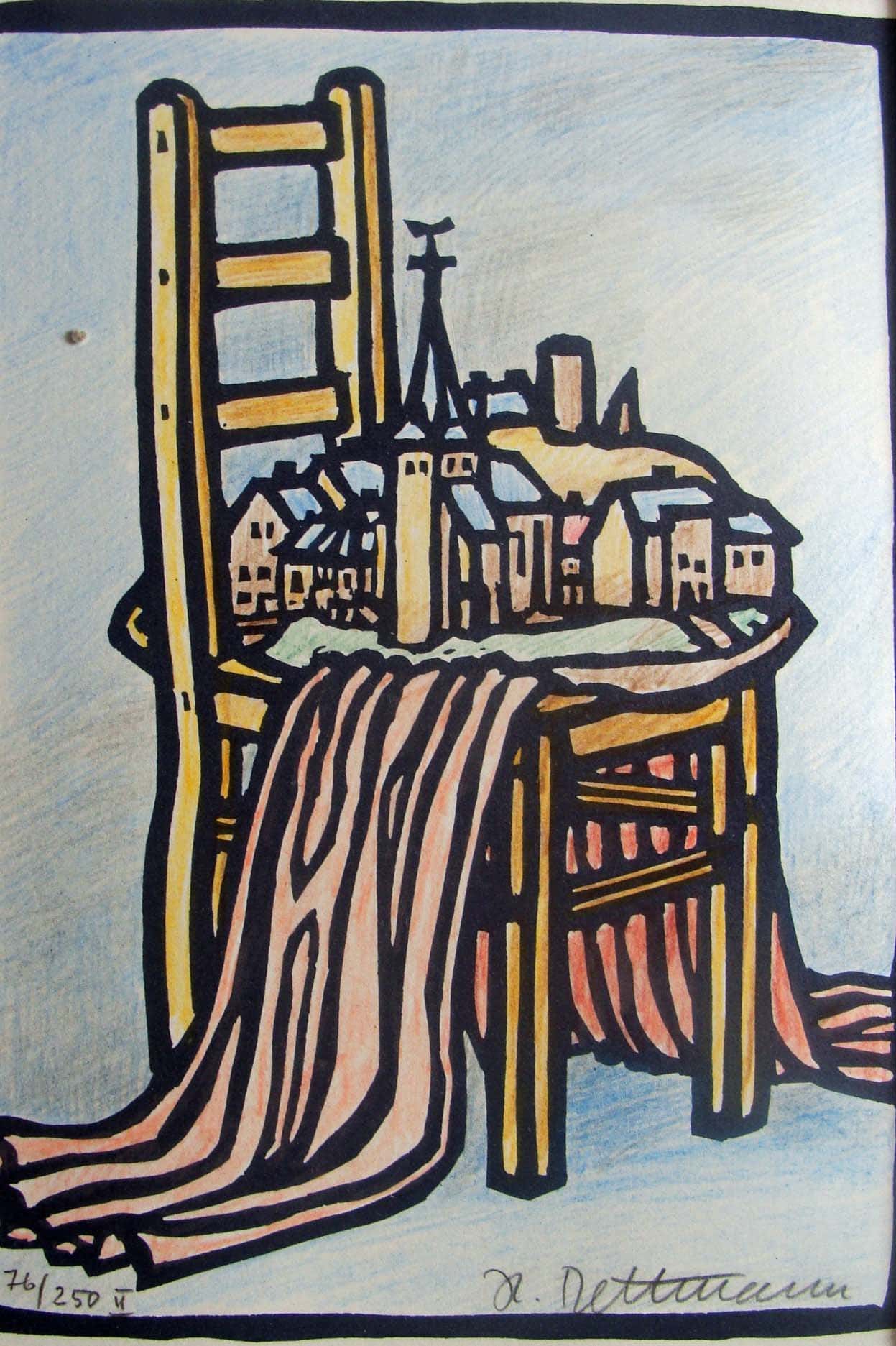 Kronenburg auf Stuhl