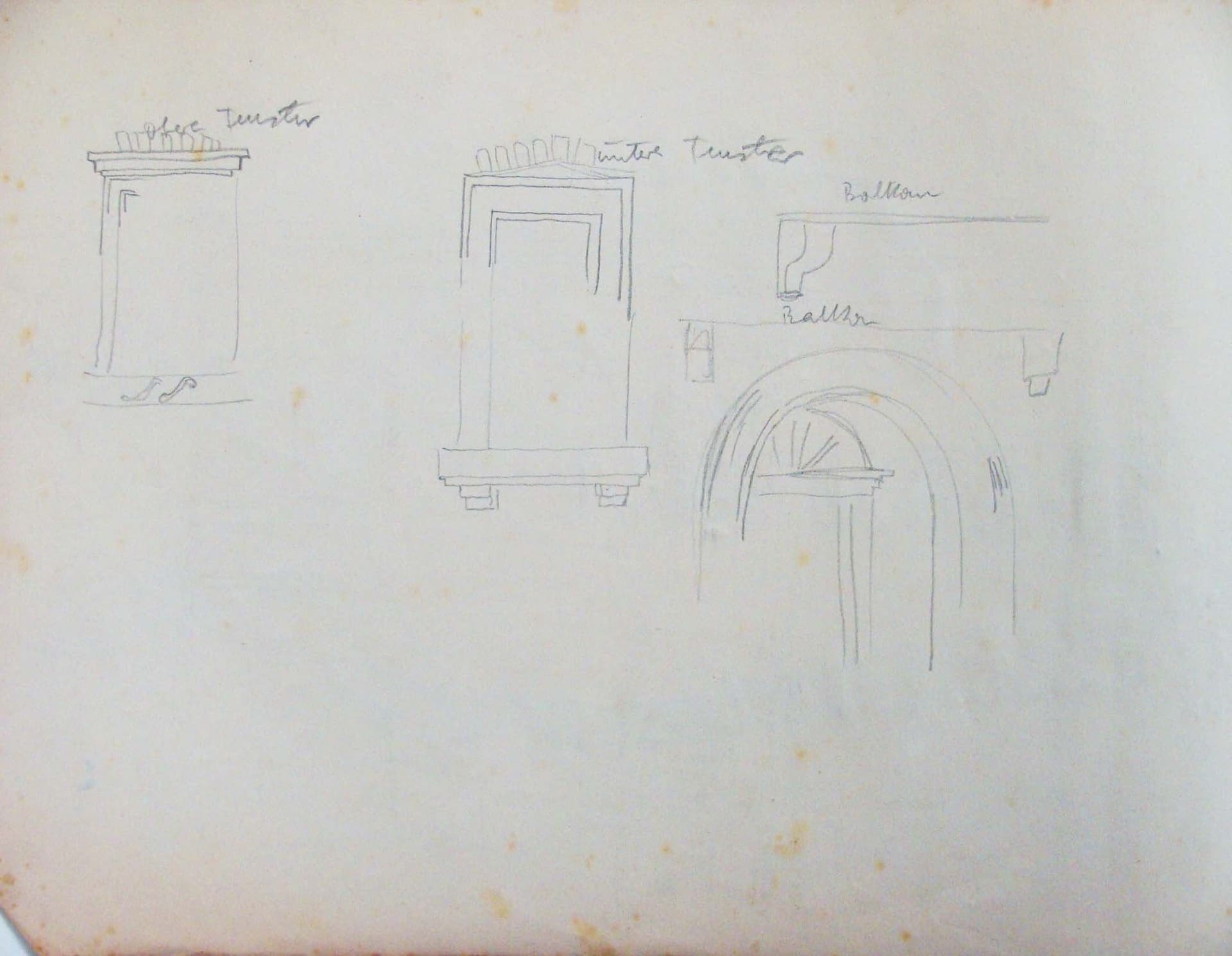 Fenster und Türbogen