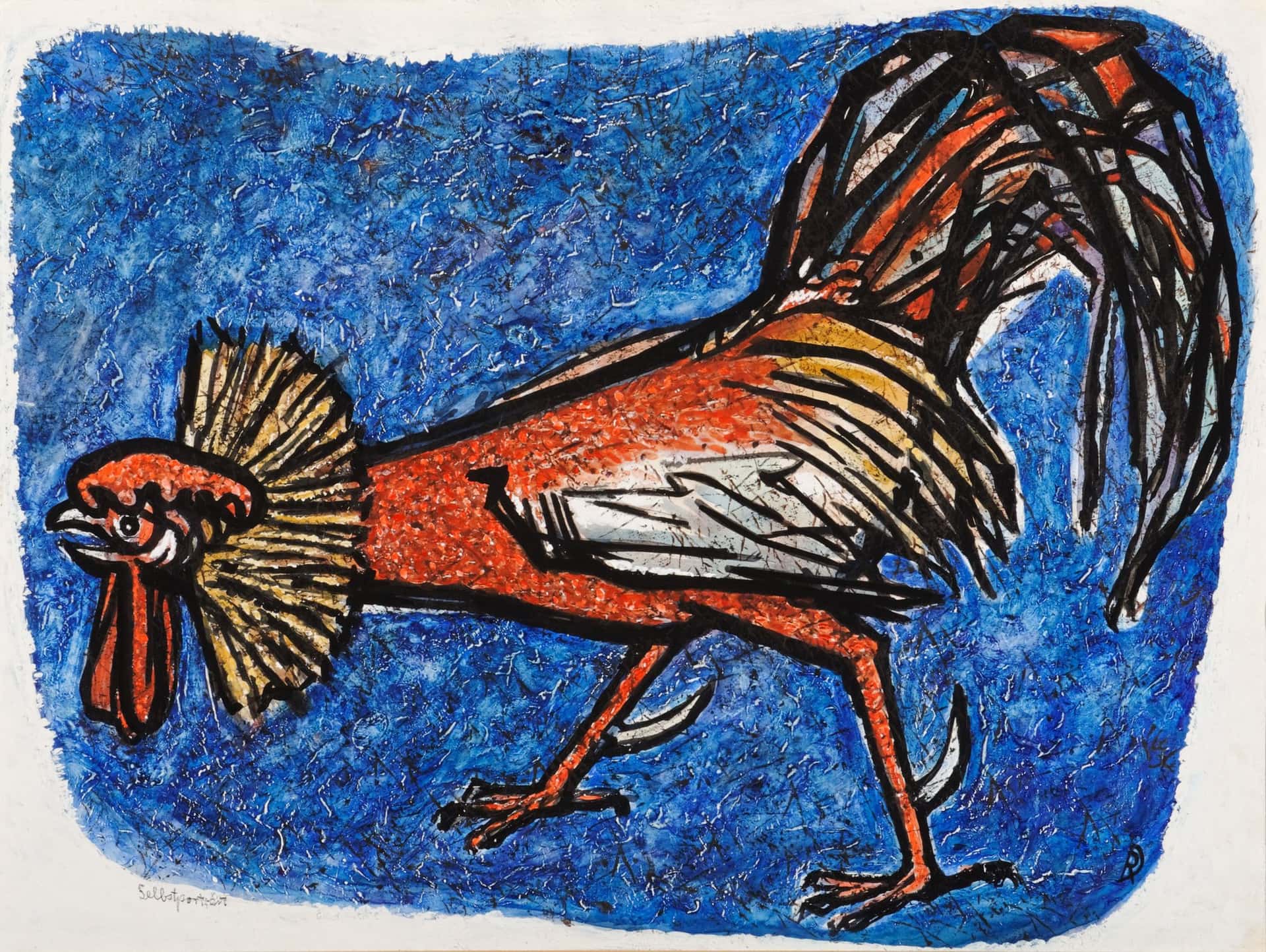 Hahn (Selbstportrait)