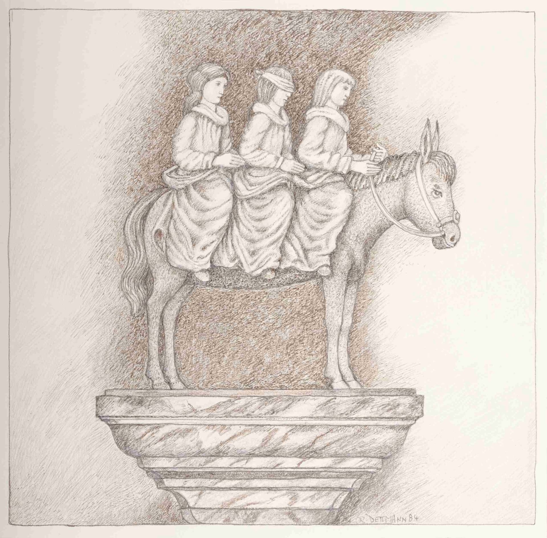 Gruppe in der Kirche Auw an der Kyll