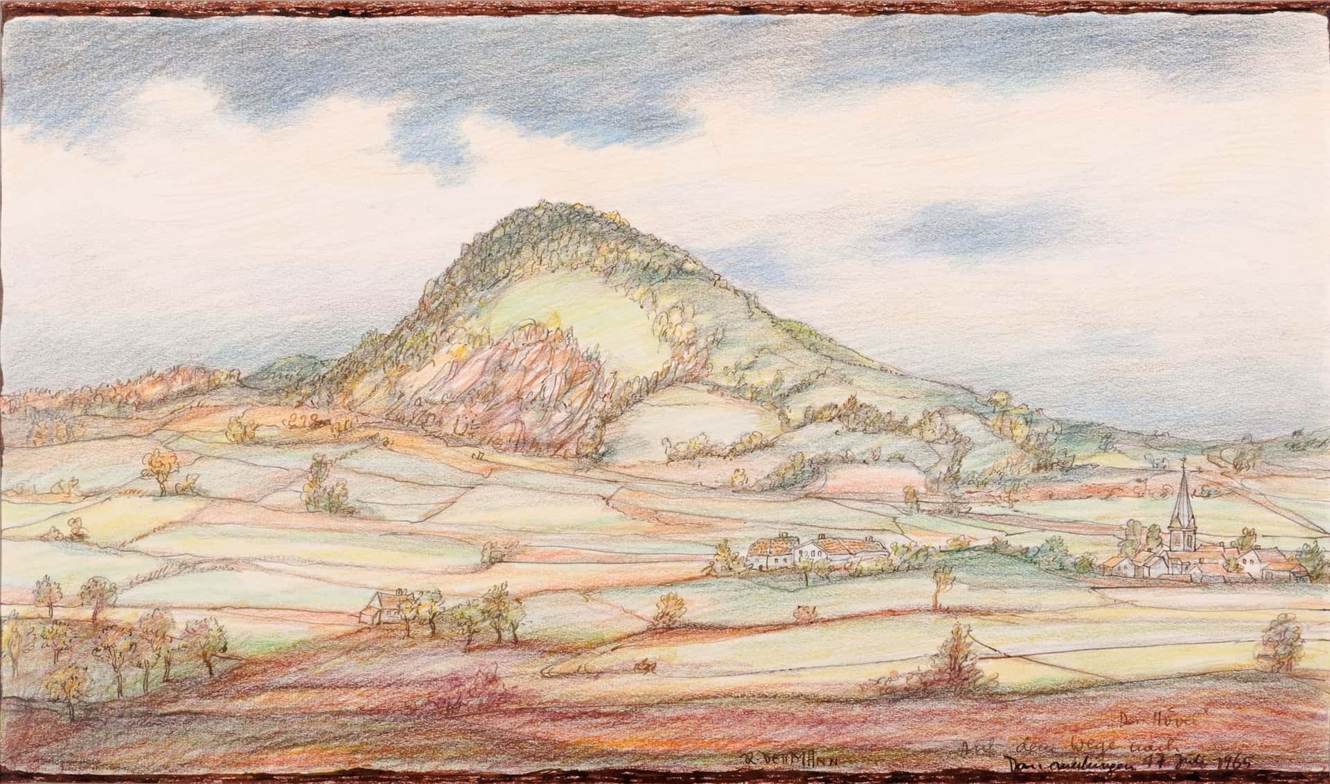 Der Hövel, auf dem Wege nach Donaueschingen