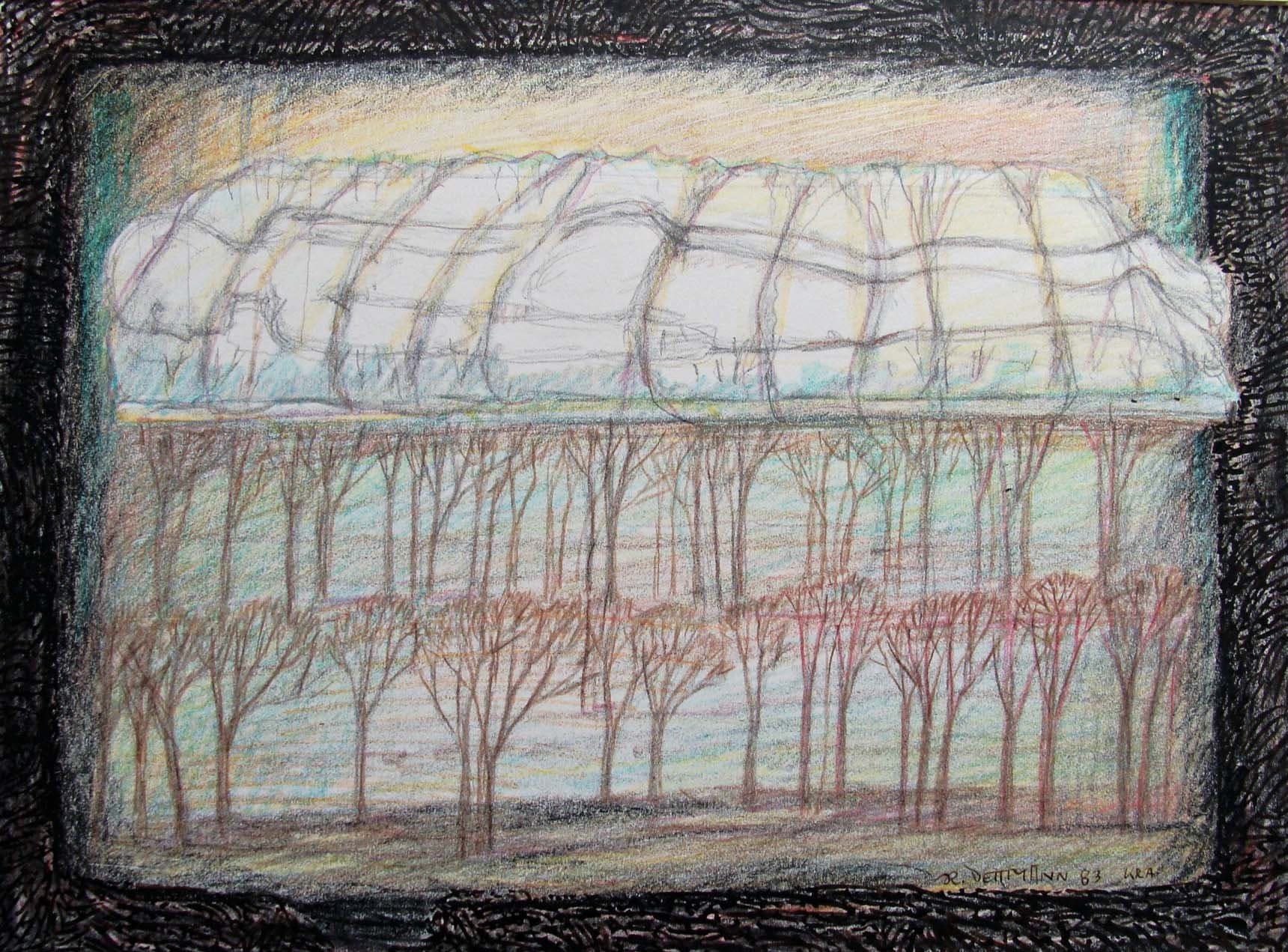 Patient über Bäumen