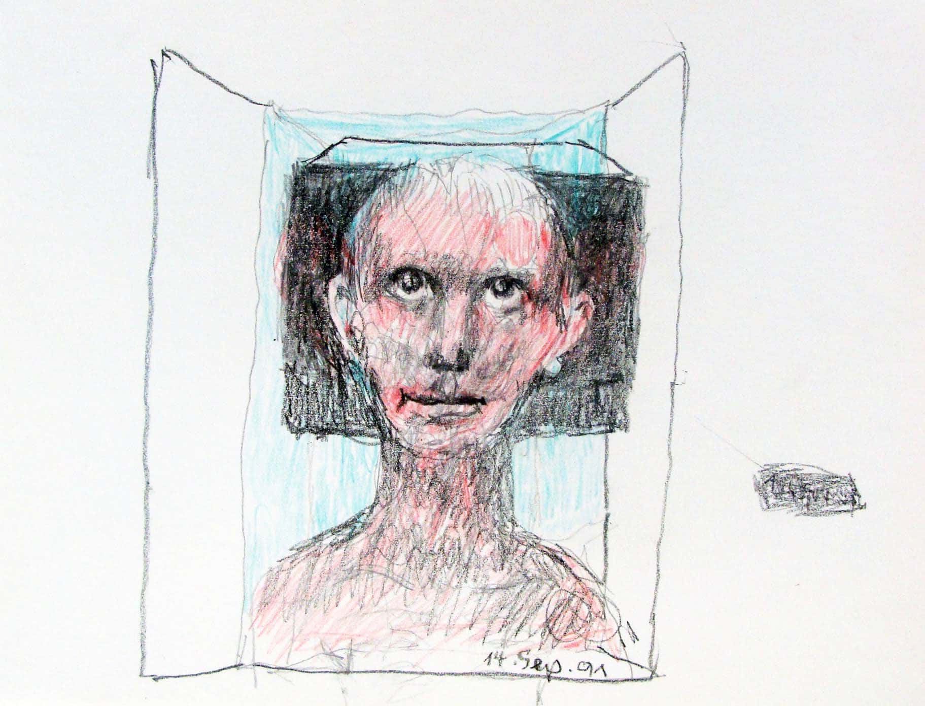 Surrealistisches Portrait