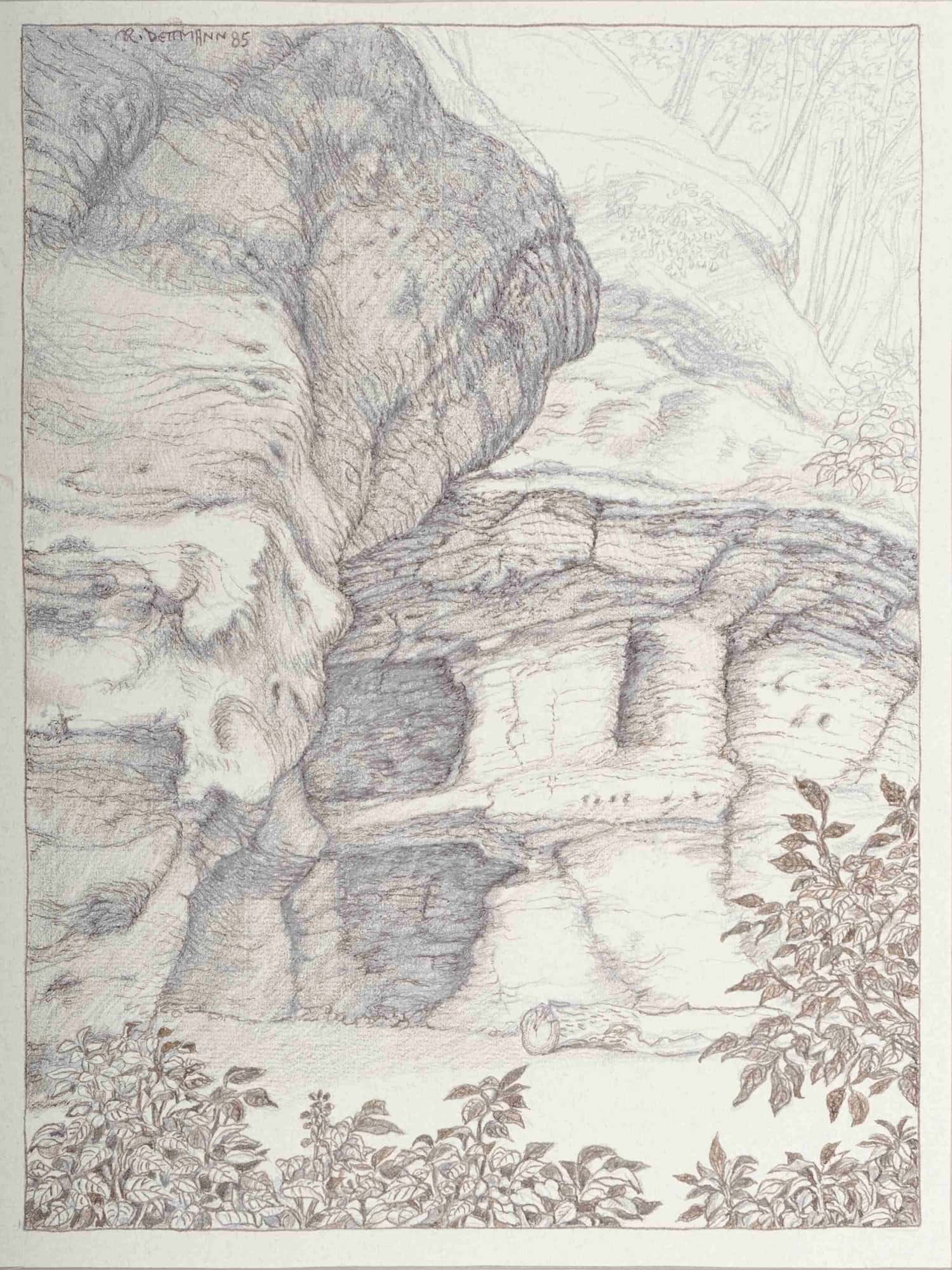 Klausenhöhle bei der Ruine Ramstein