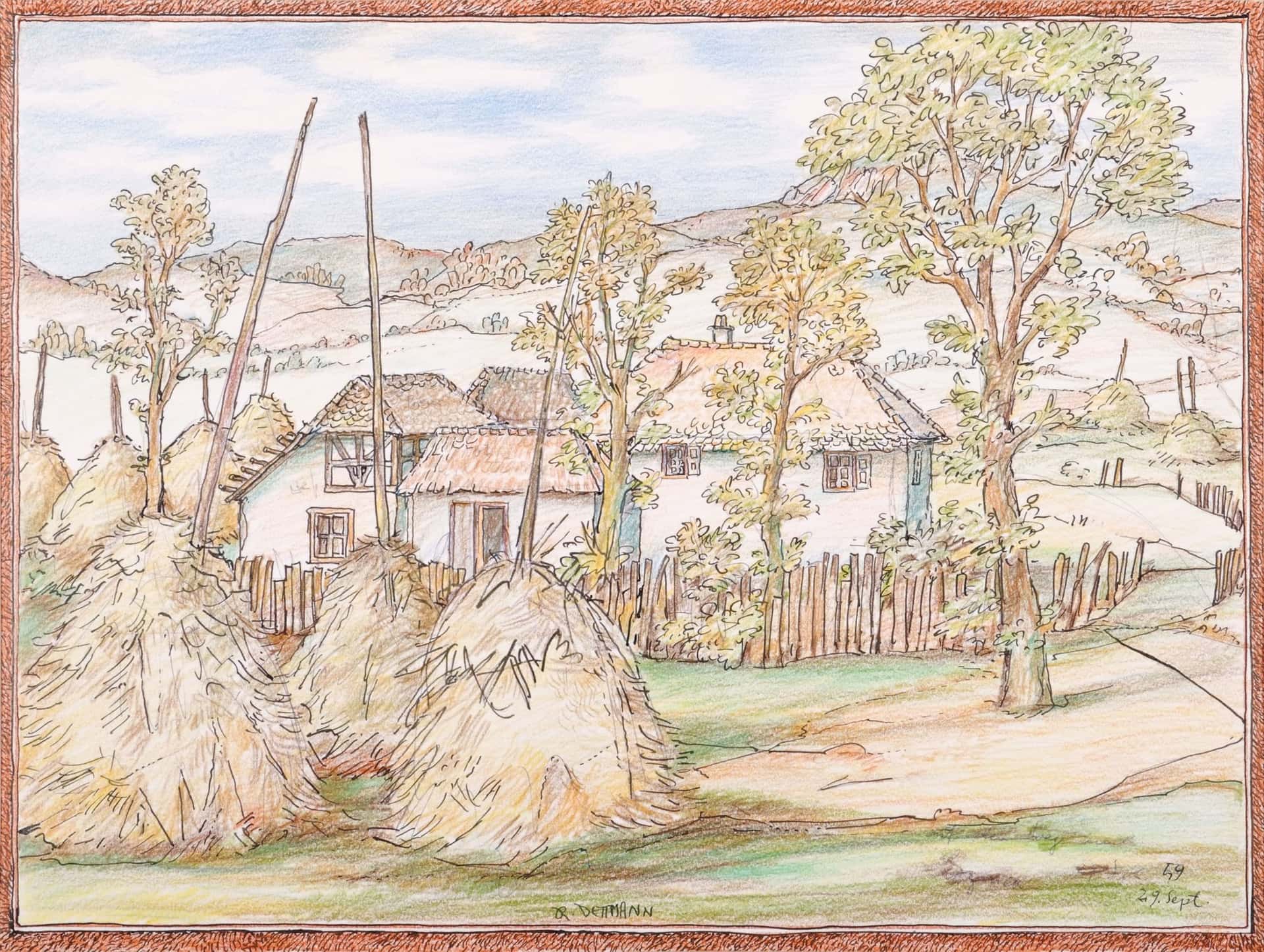 Auf dem Weg nach Loznica, Serbien