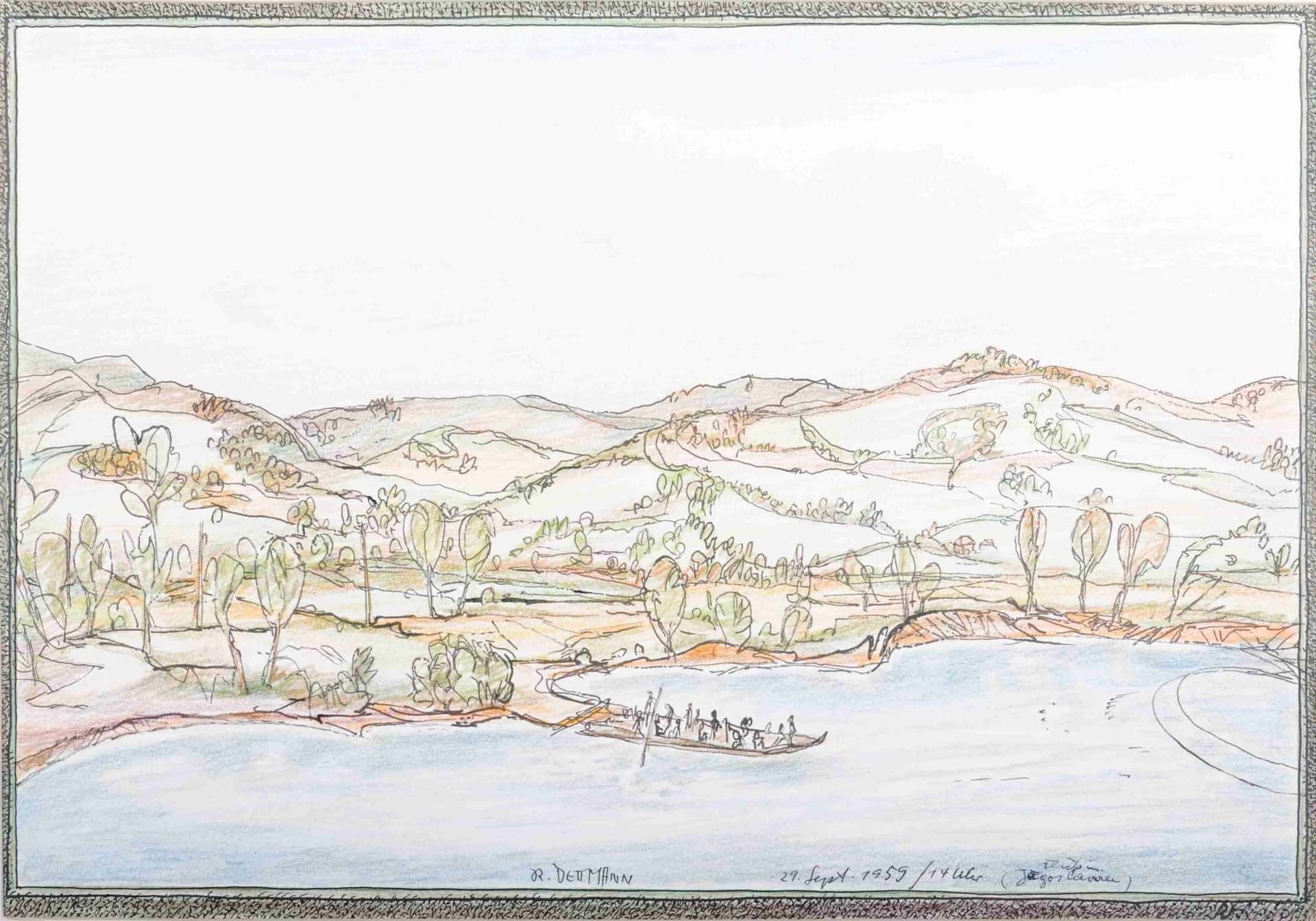 Fluß in Jugoslawien