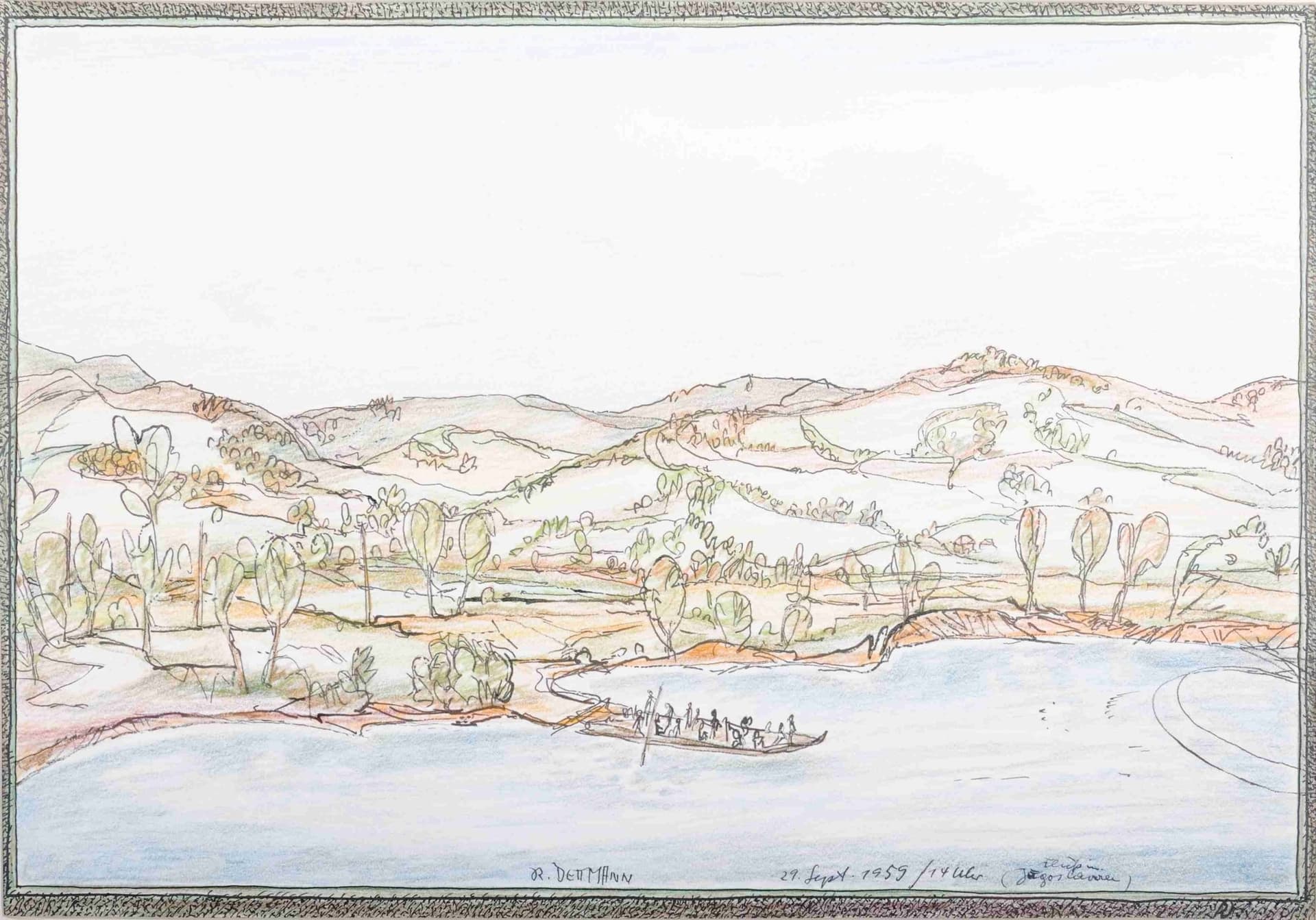 Fluß in Jugoslawien