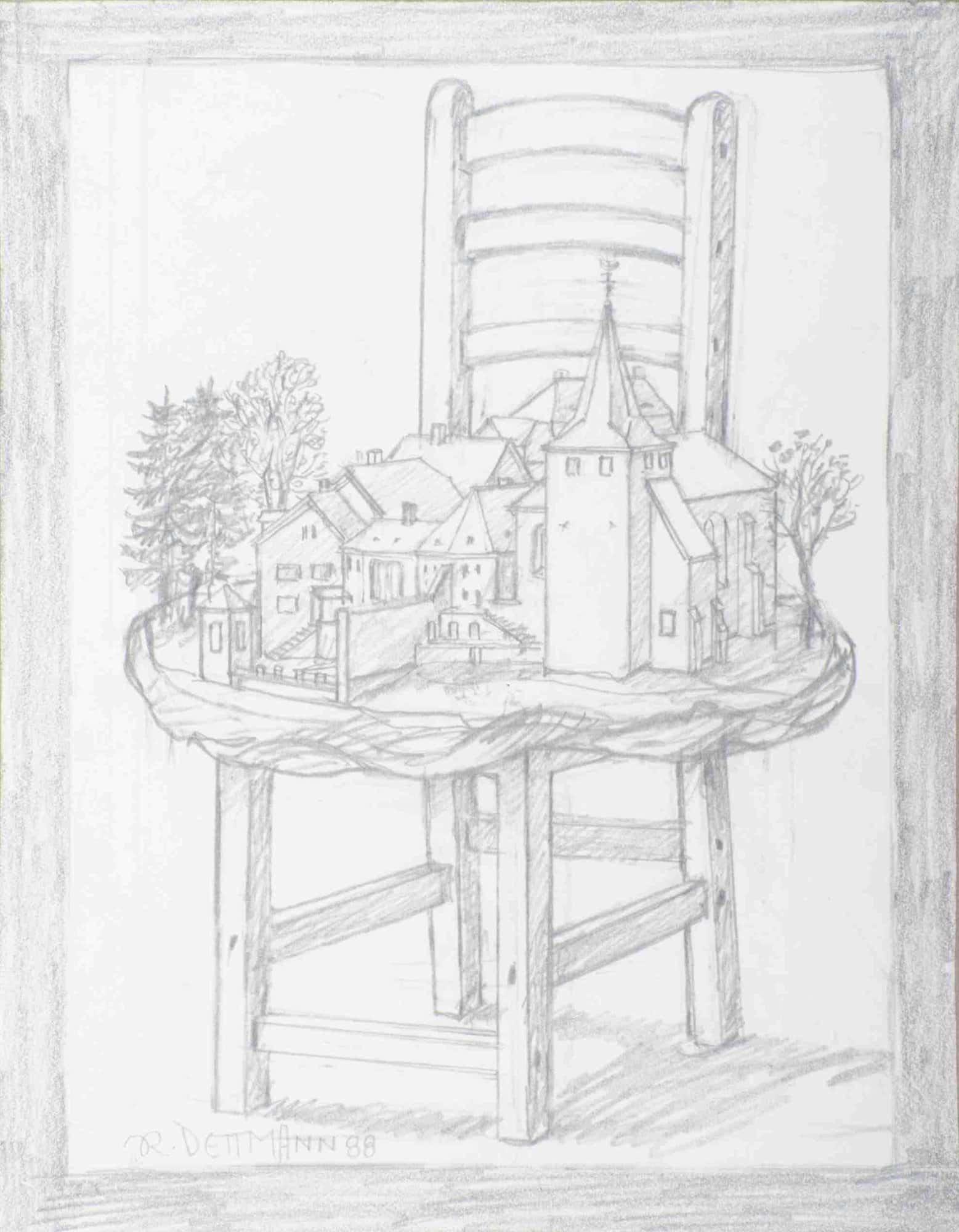 Kronenburg auf Stuhl