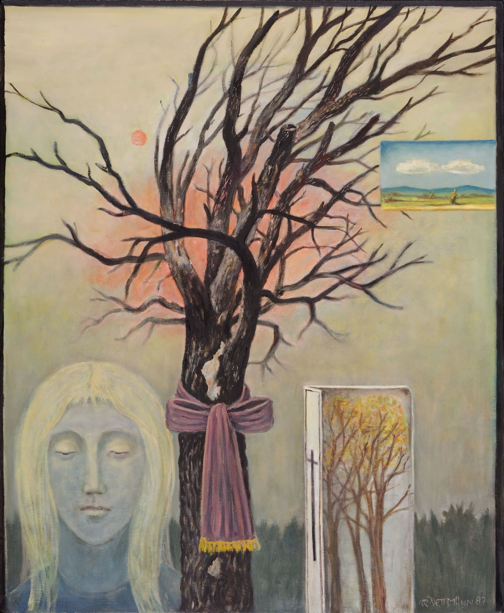 Totenzettel eines Baumes