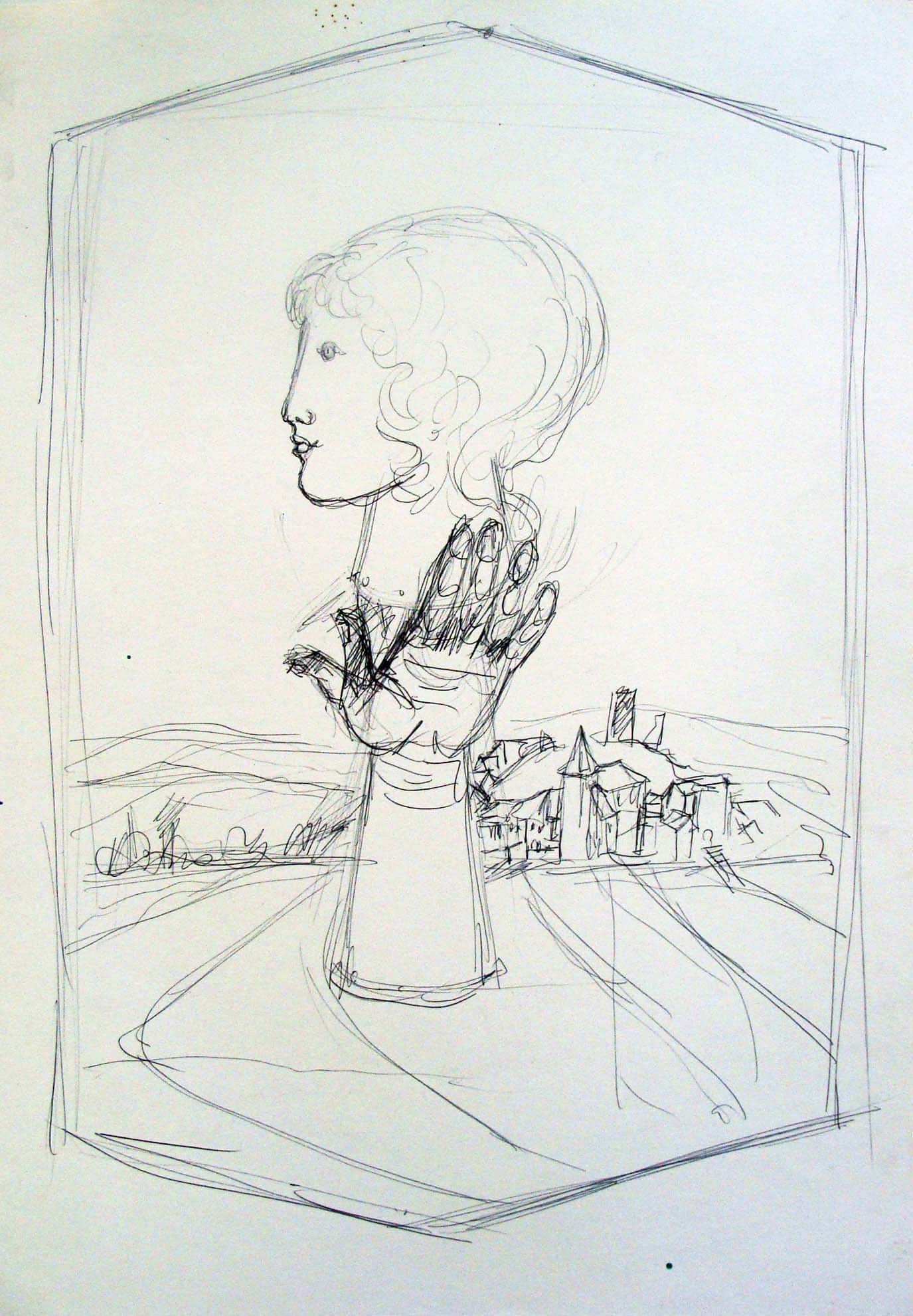 Kopf über Kronenburg