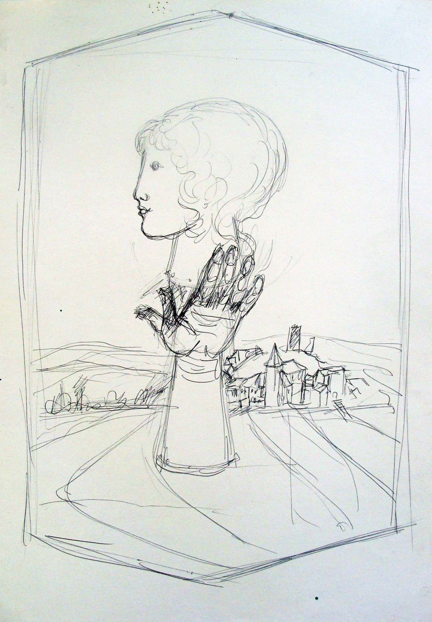 Kopf über Kronenburg