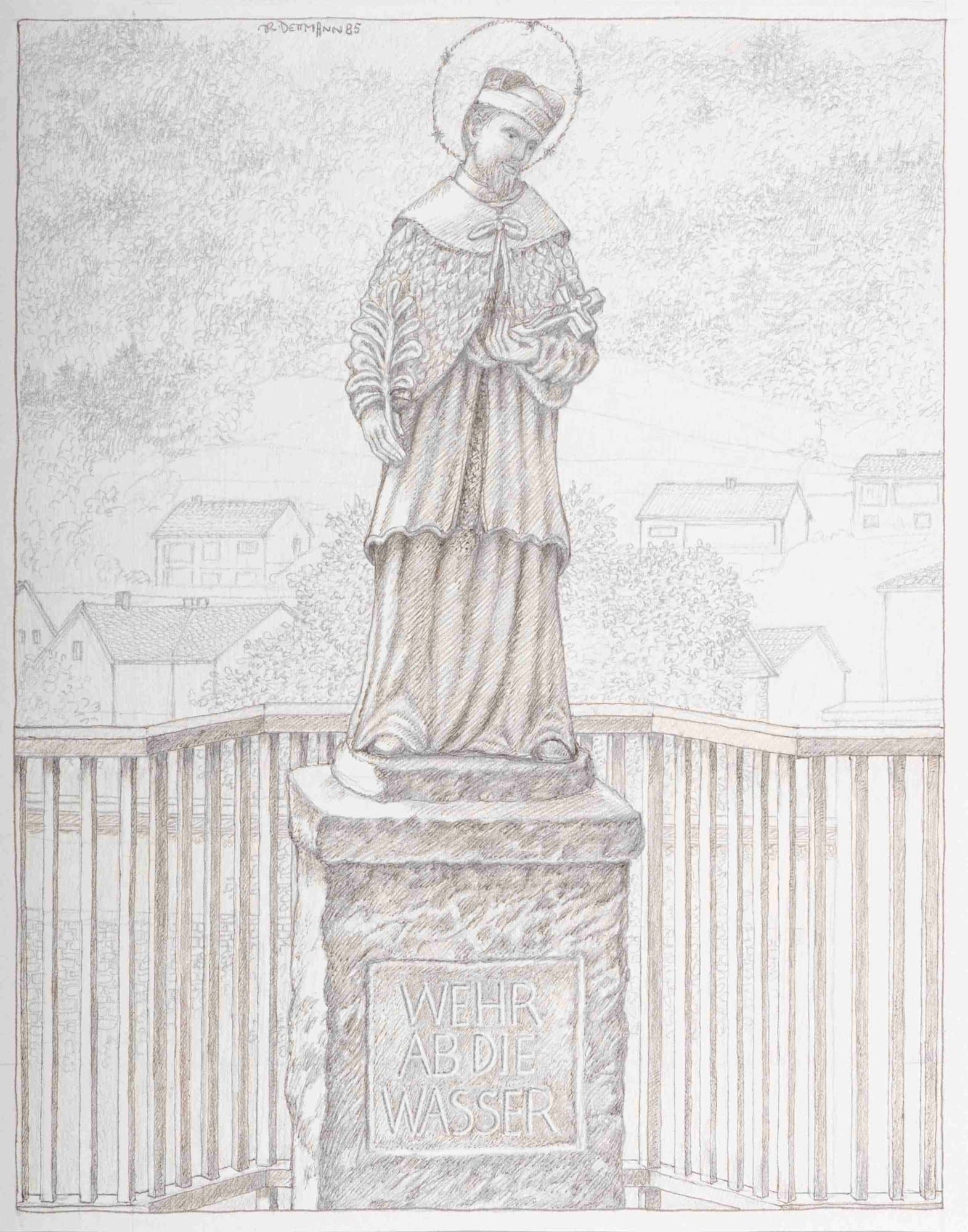 Hl. Nepomuk auf der Kyllbrücke vor Kyllburg