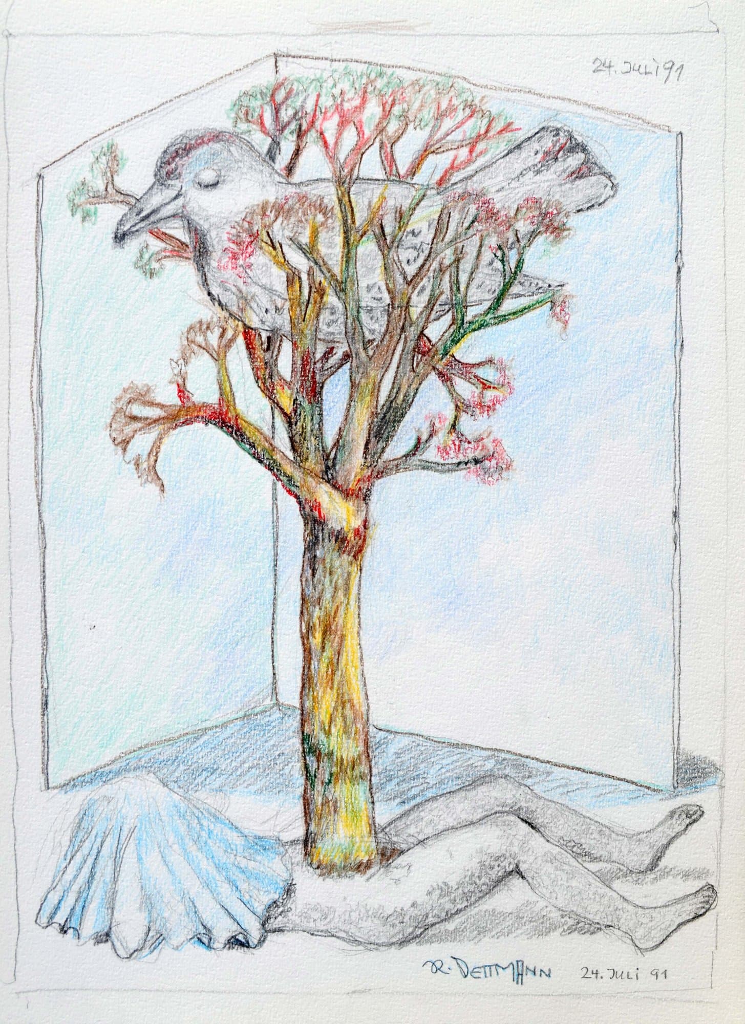 Surrealistischer Akt