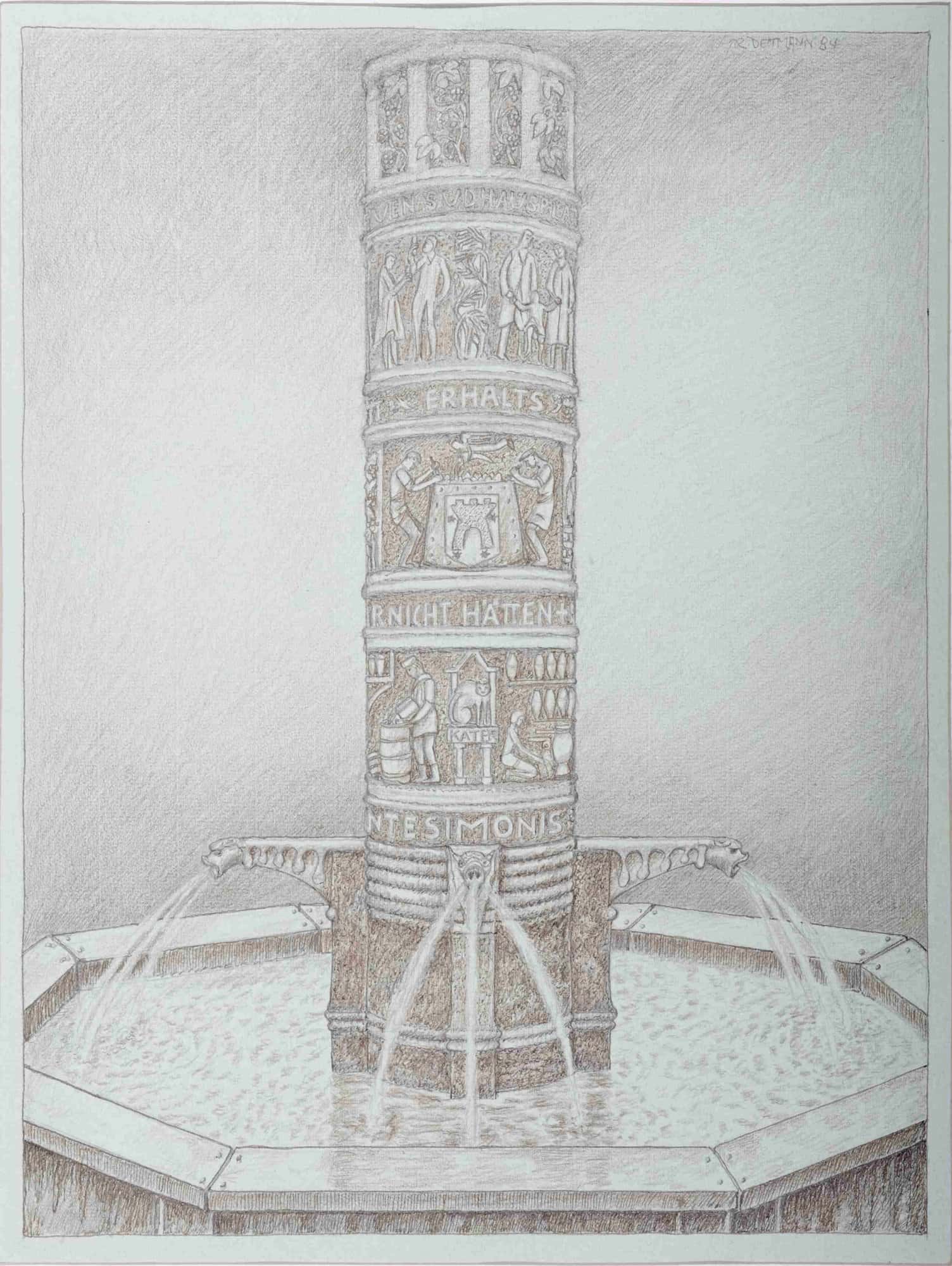 Brauereibrunnen in Bitburg