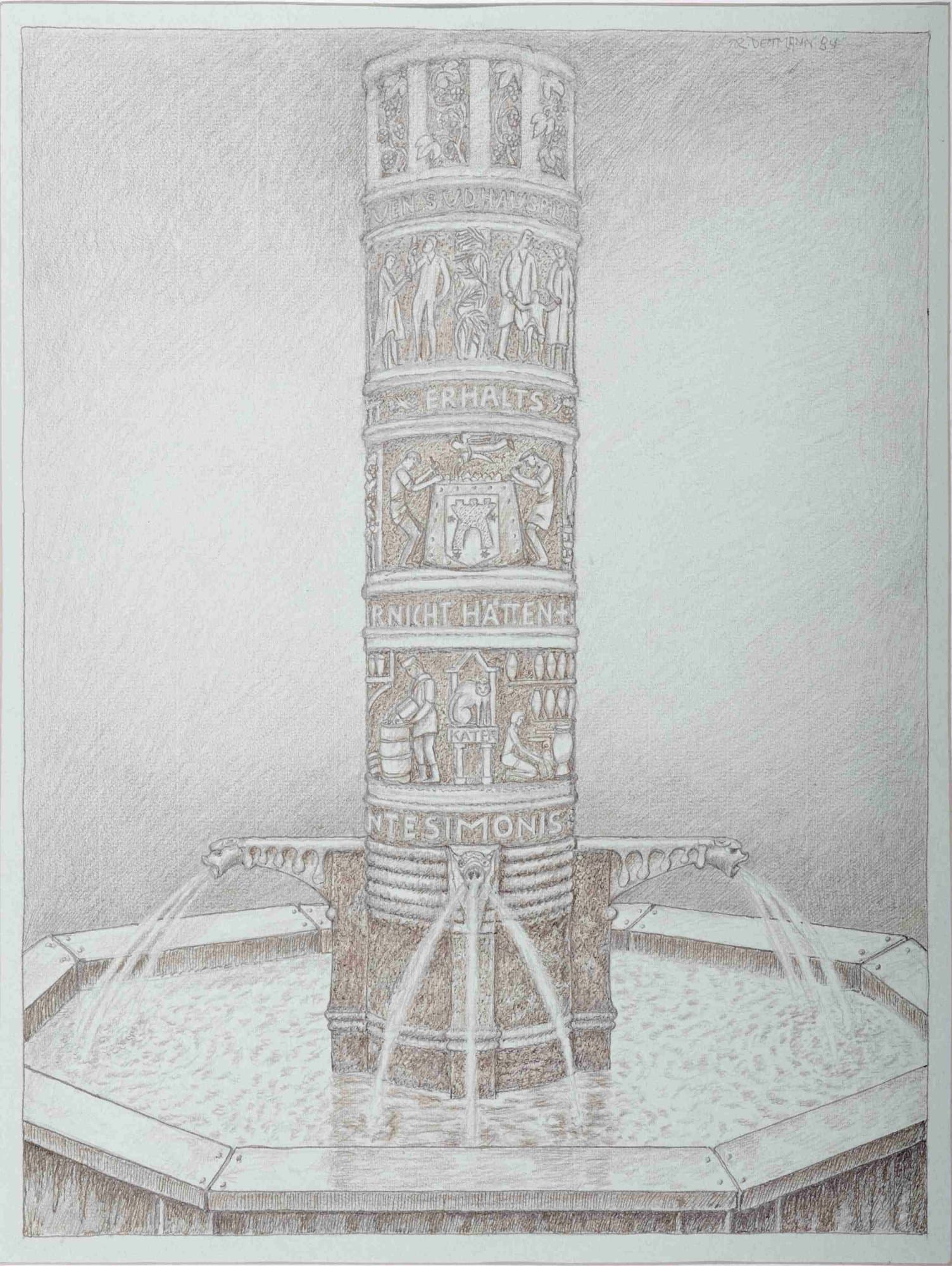 Brauereibrunnen in Bitburg