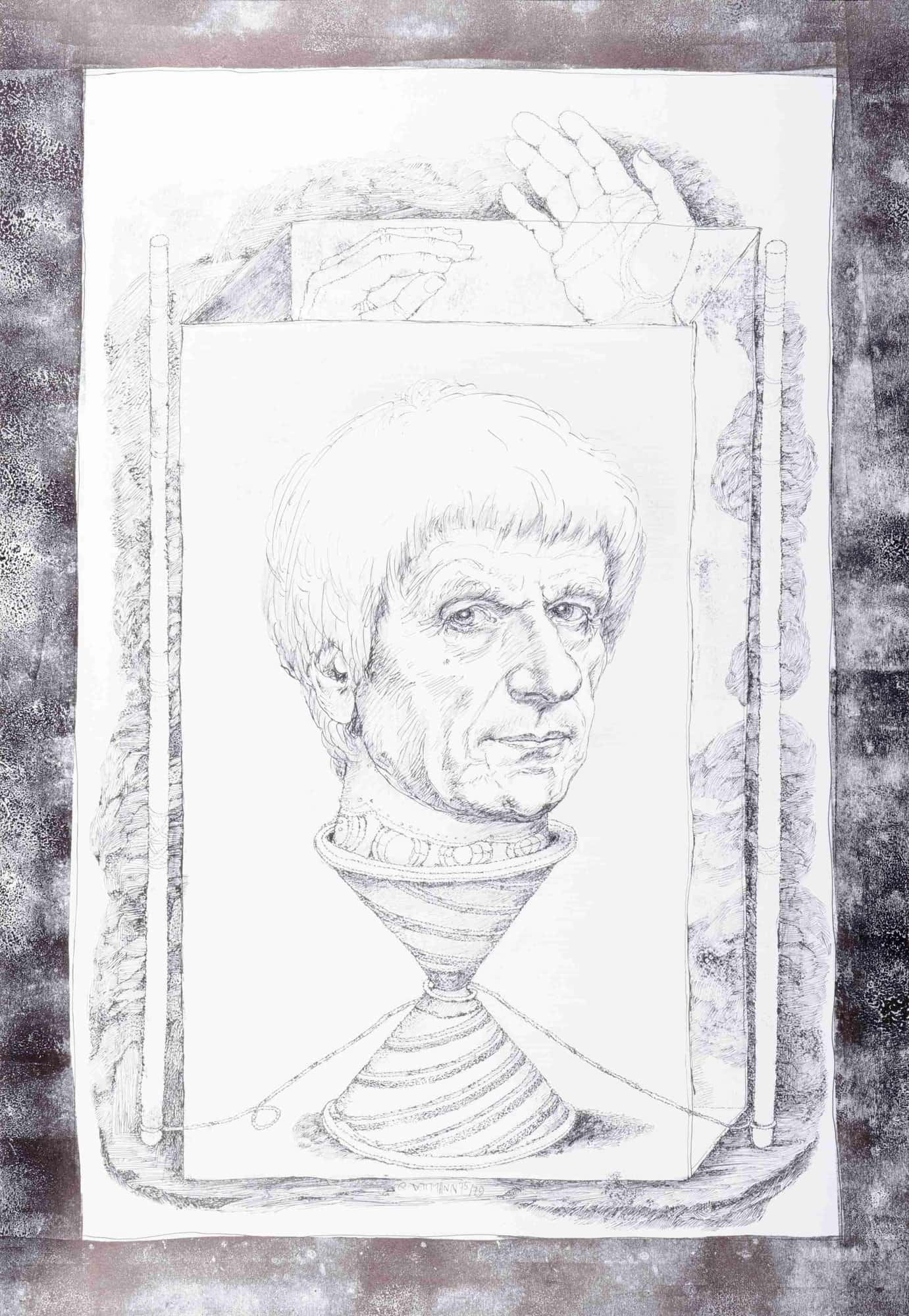 Selbstportrait auf Diabolo