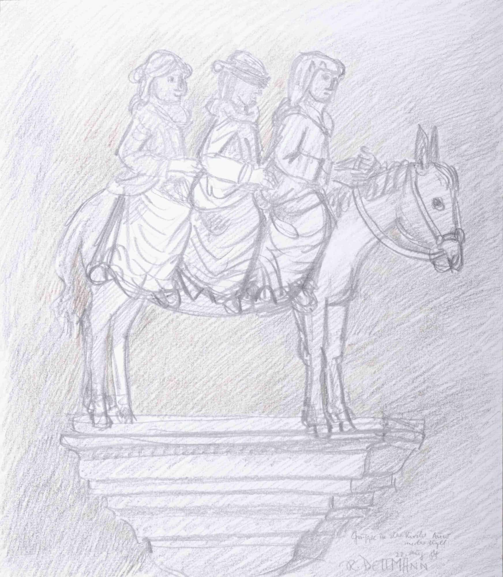 Gruppe in der Kirche Auw an der Kyll