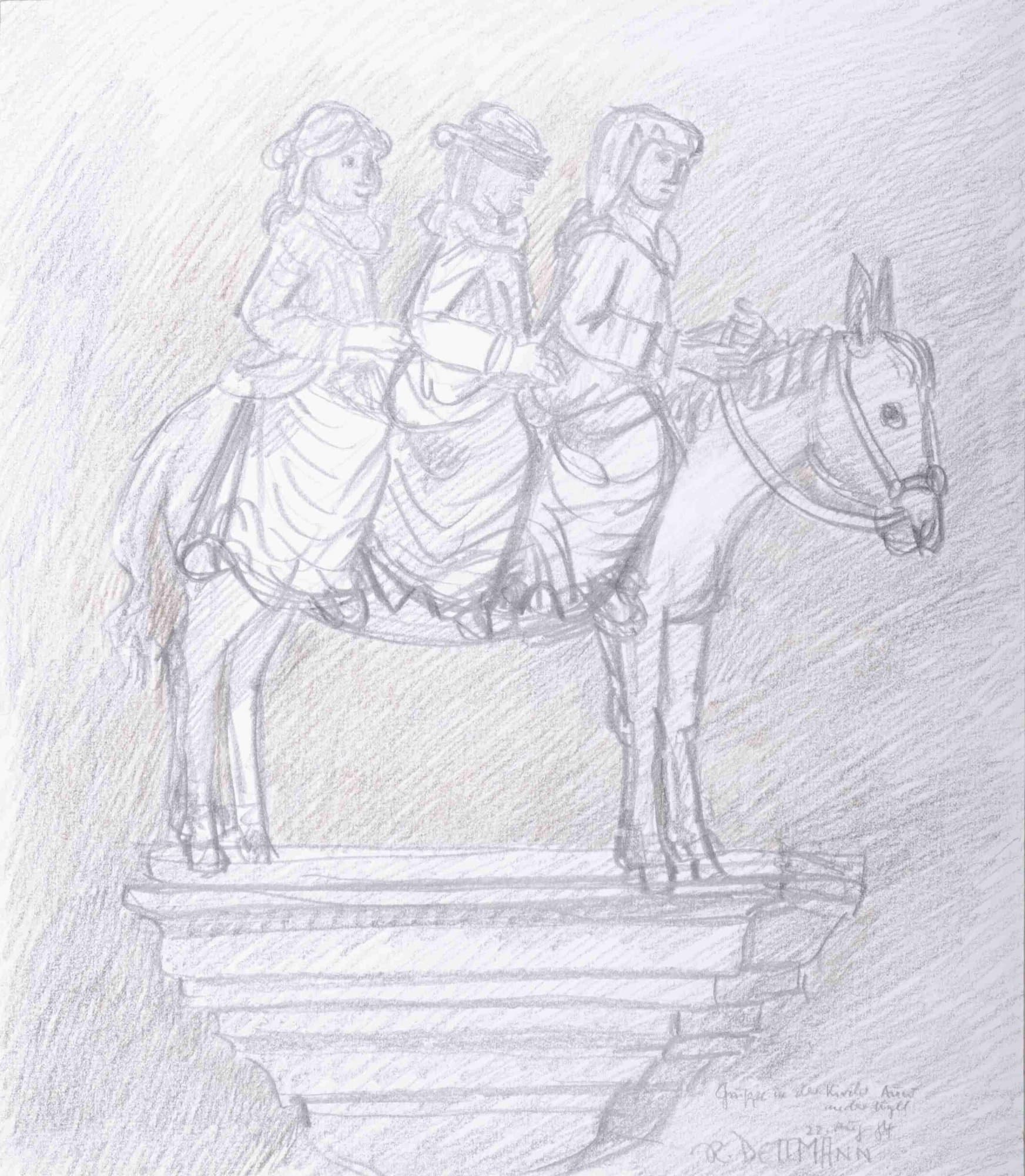 Gruppe in der Kirche Auw an der Kyll