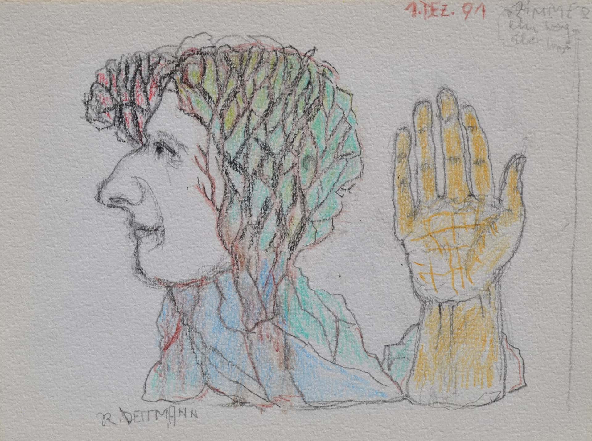 Surrealistisches Portrait