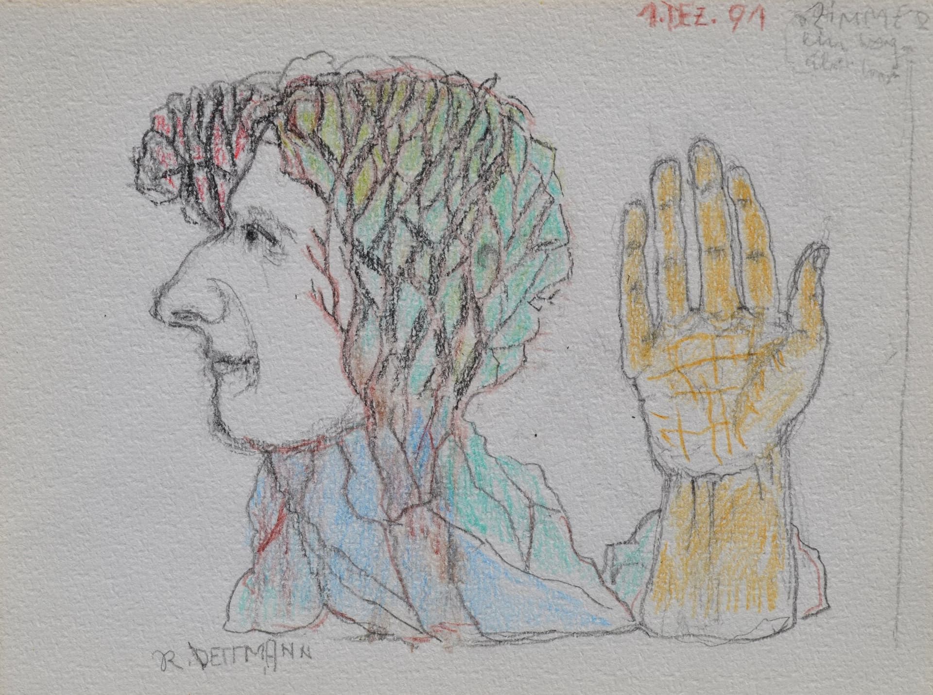 Surrealistisches Portrait