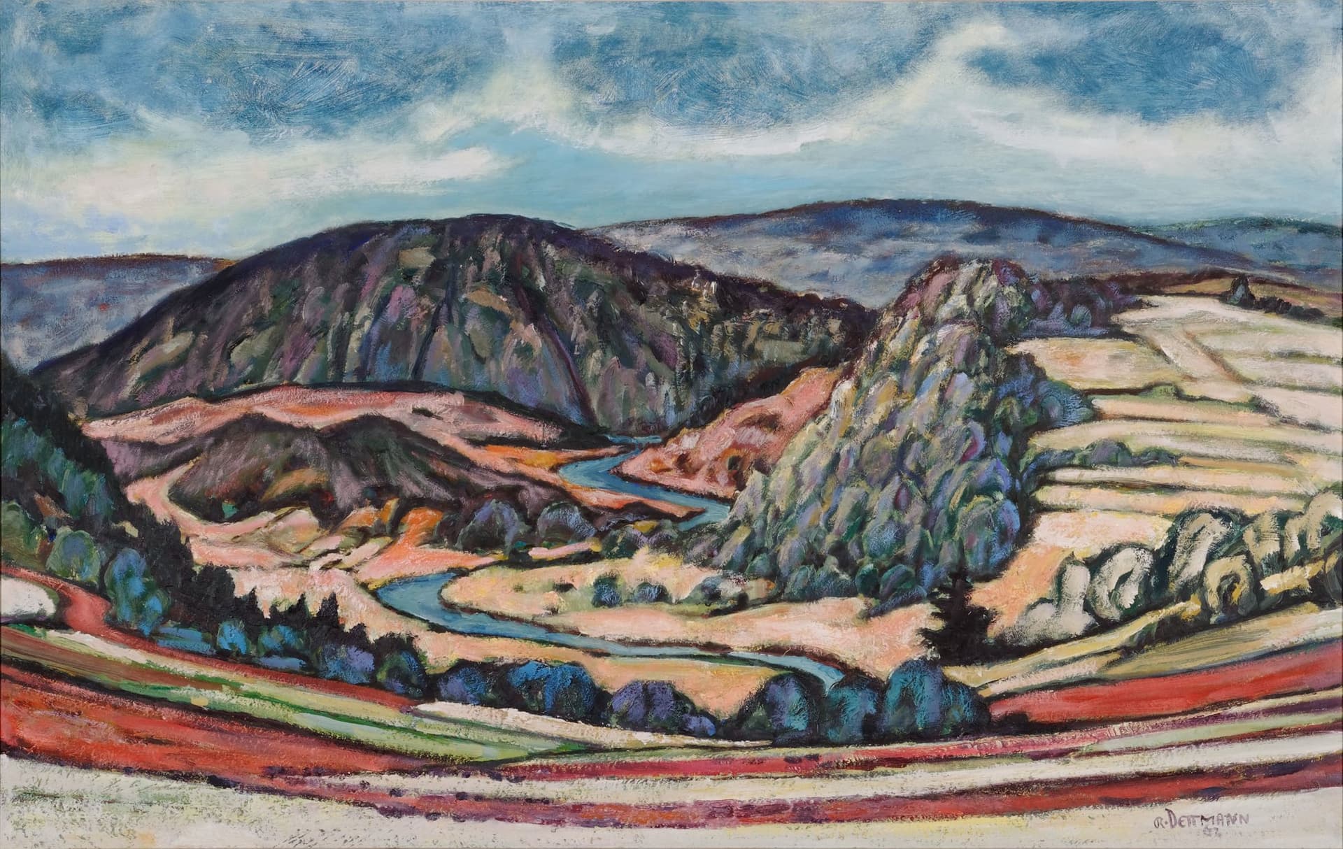 Landschaft bei Einruhr