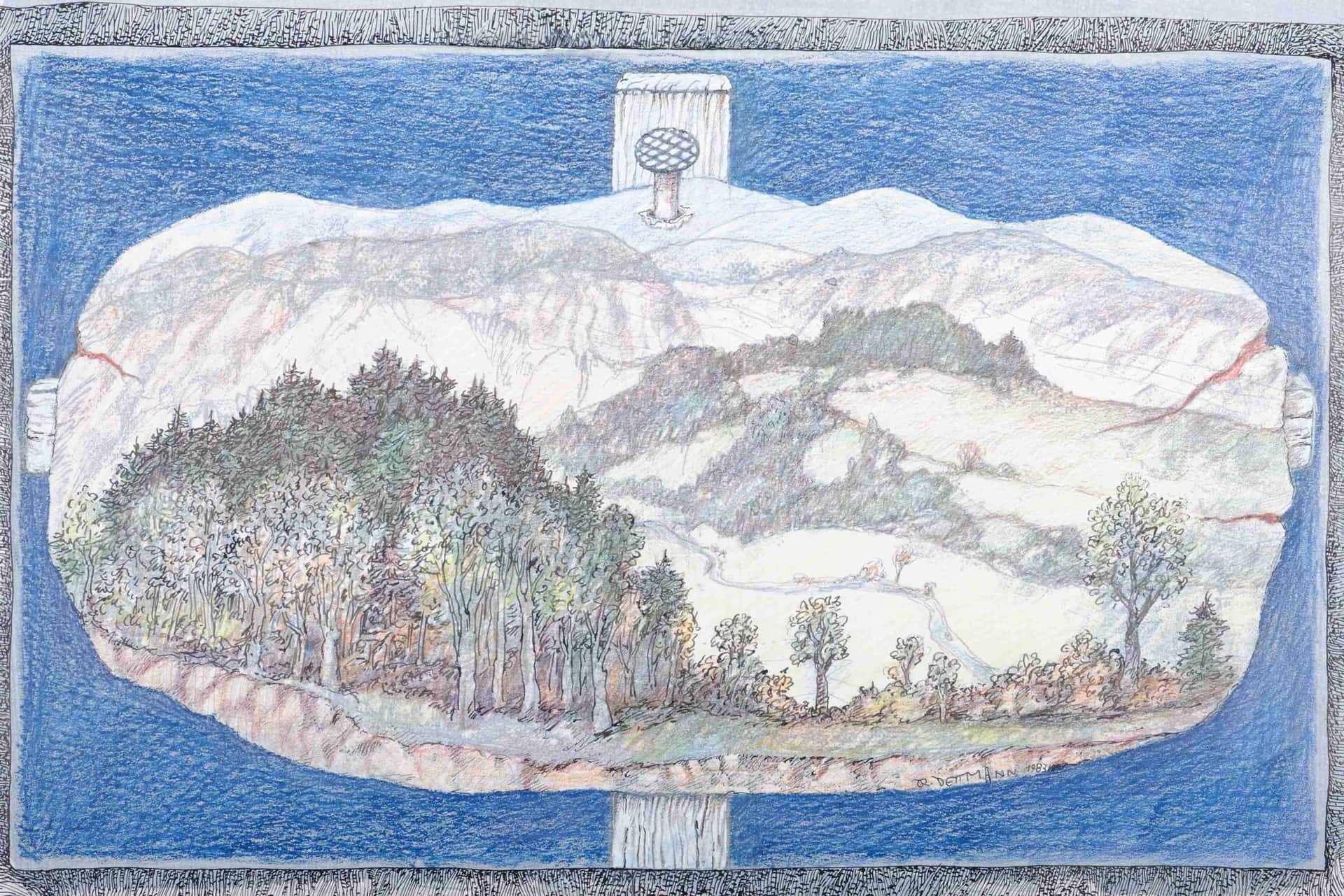 Landschaft bei Schutz